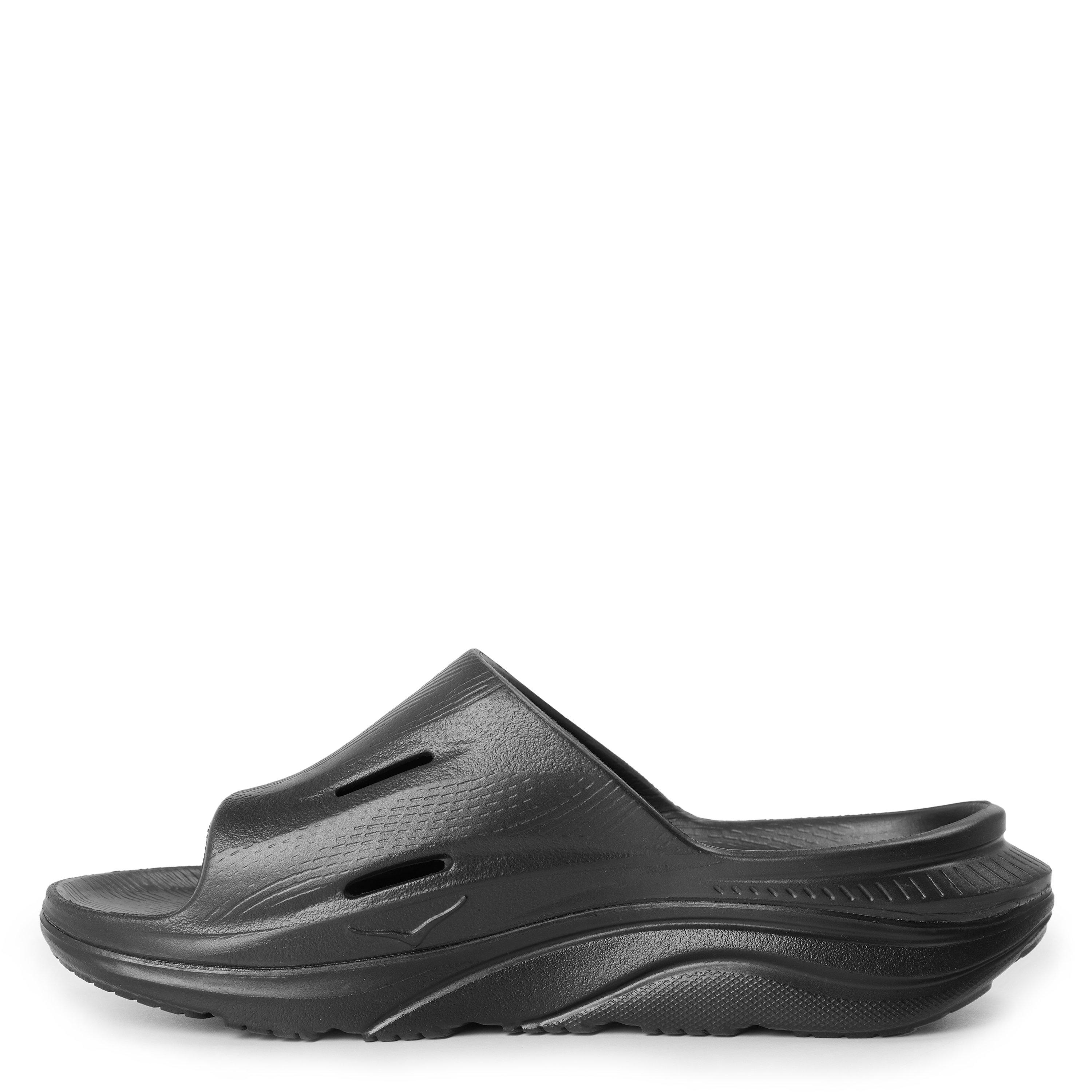 Black/Black - Hoka - Men's Ora Recovery Slide 3 Slider - 2