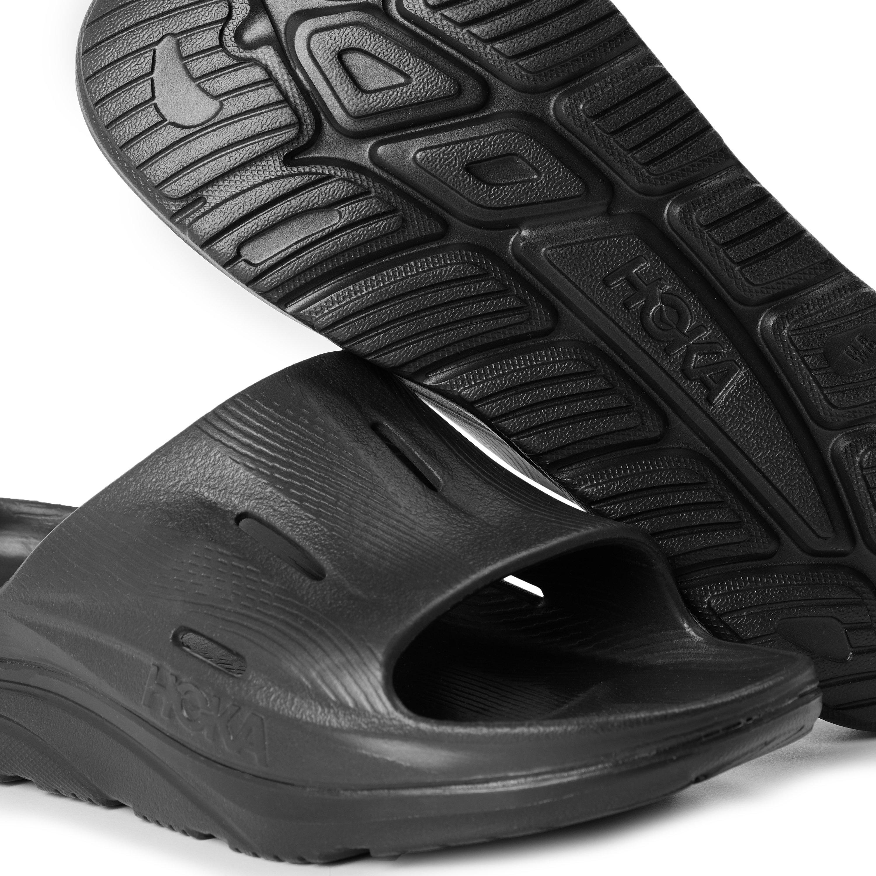 Black/Black - Hoka - Men's Ora Recovery Slide 3 Slider - 3