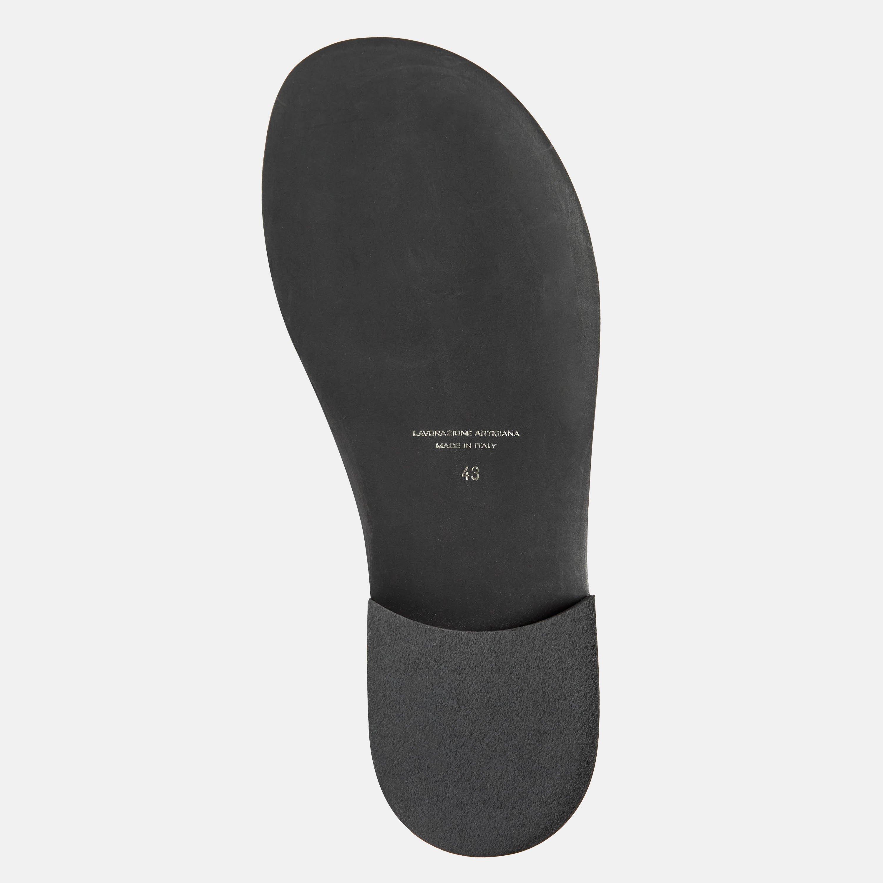 Black - Valentino - Men's Flat Sandals - 6