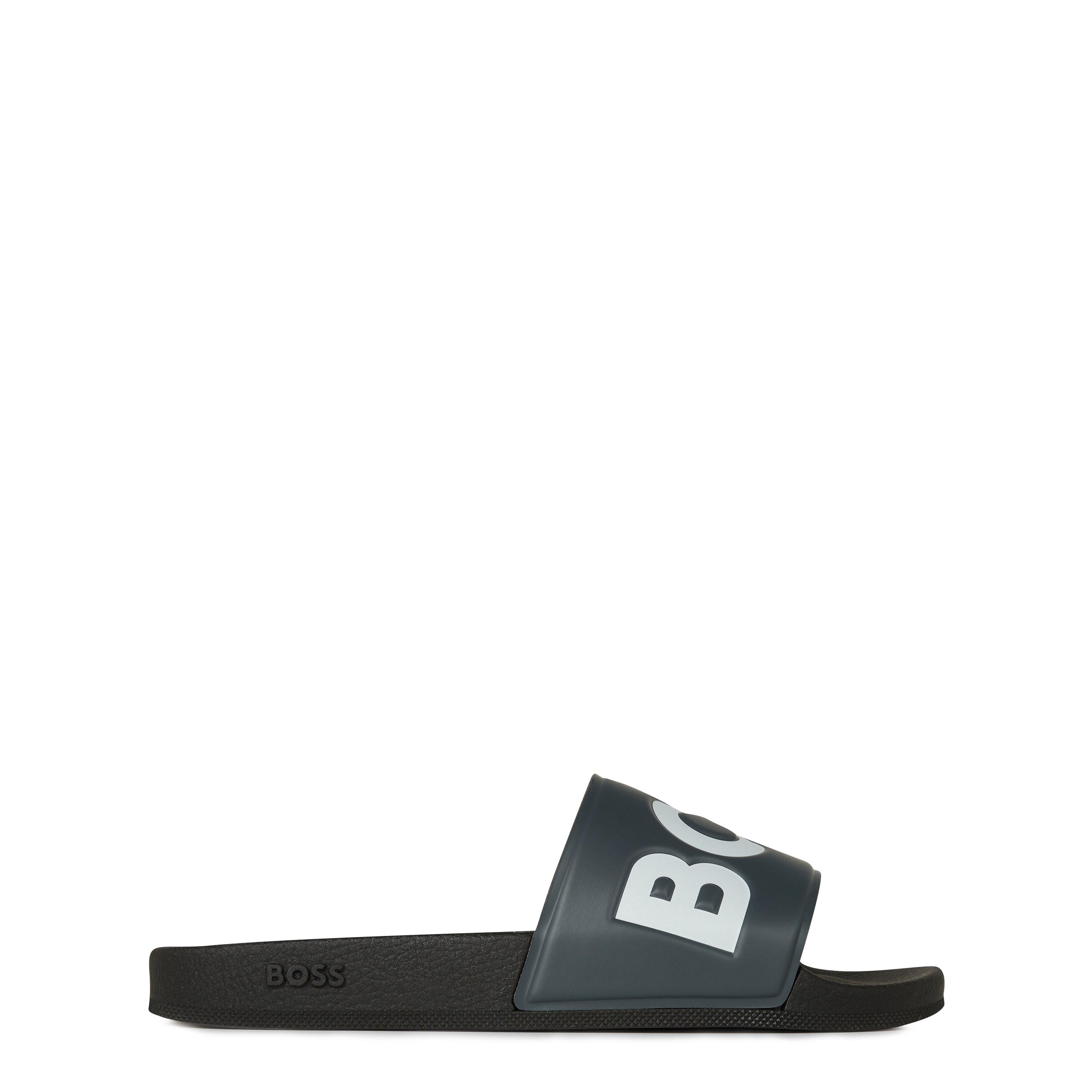 Boss Mens BOSS Comfy Slider Sandals with Logo Detail (Aryeh)
