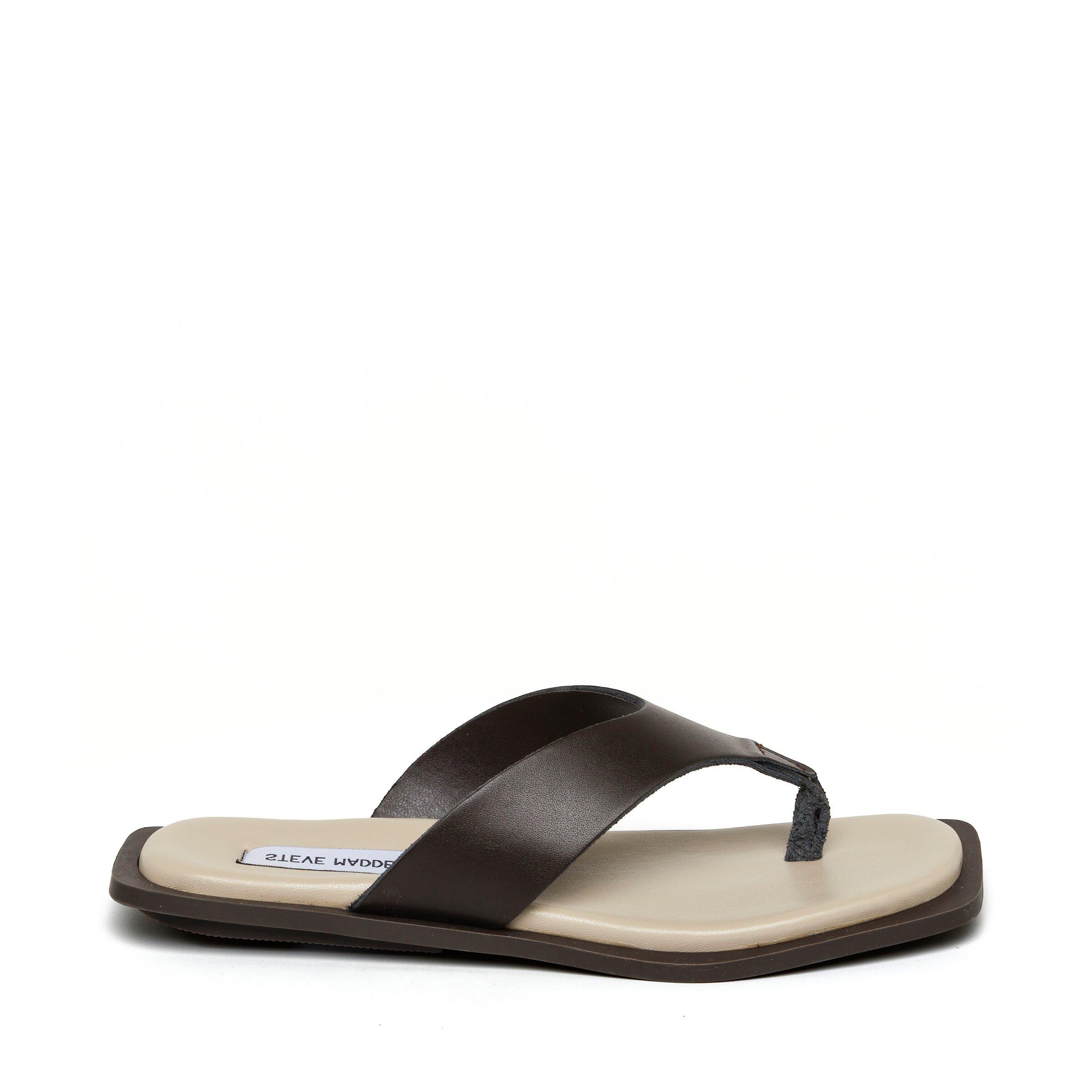 Steve Madden Women's Splash B Flip Flops - Dark Chocolate - 7 (40)