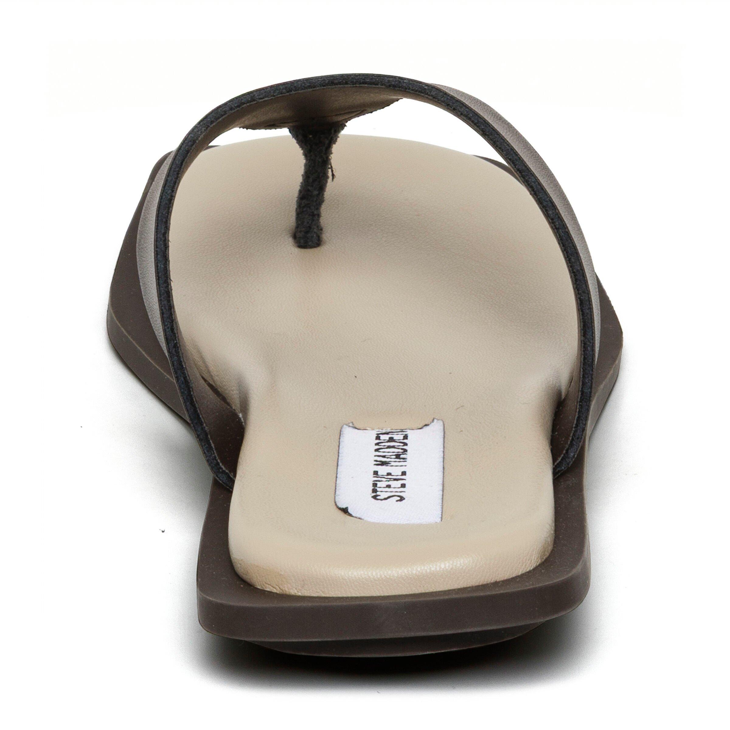 Dark Chocolate - Steve Madden - Women's Splash B Flip Flops - 4