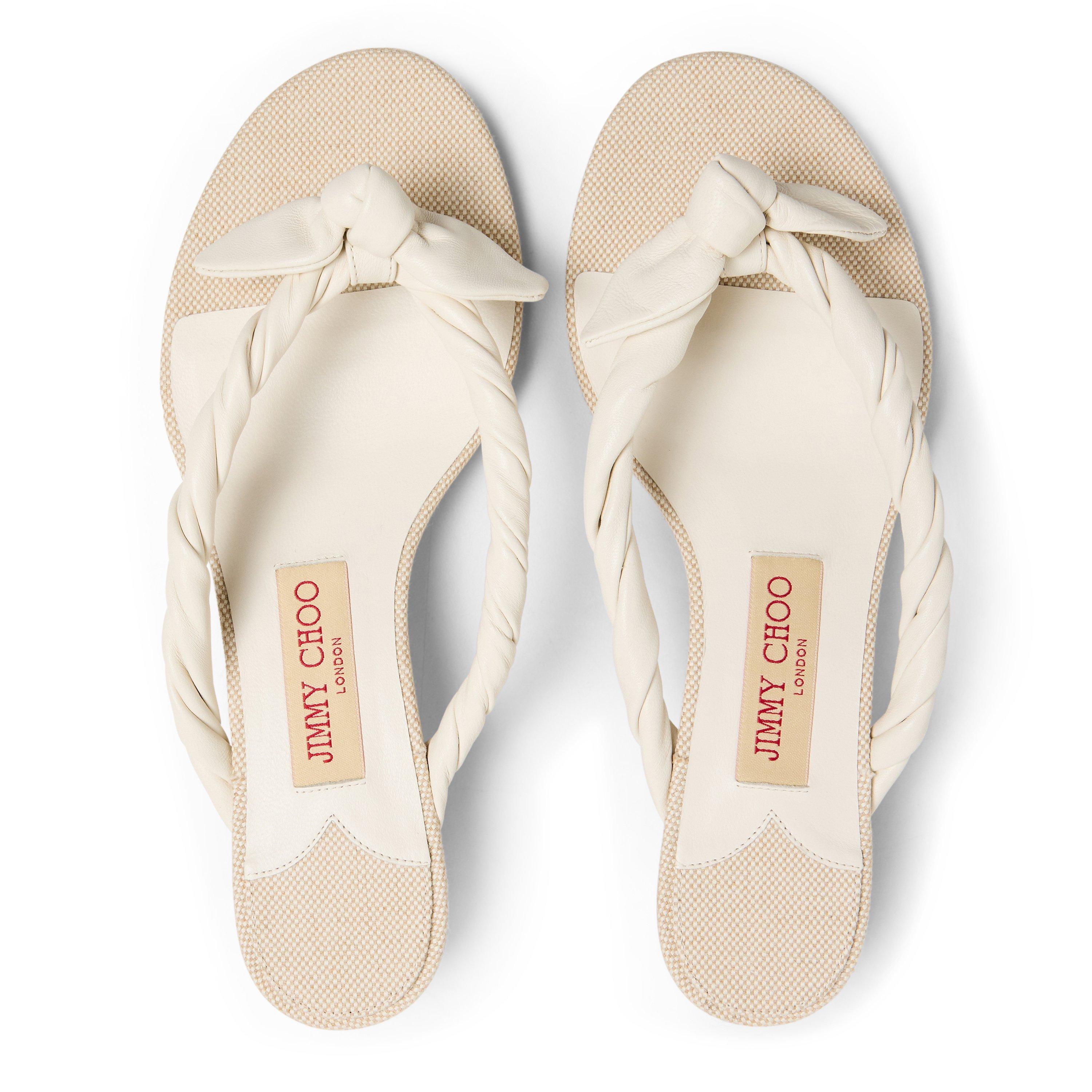 Almond Mix - Jimmy Choo - Women's Flip Flops - 5