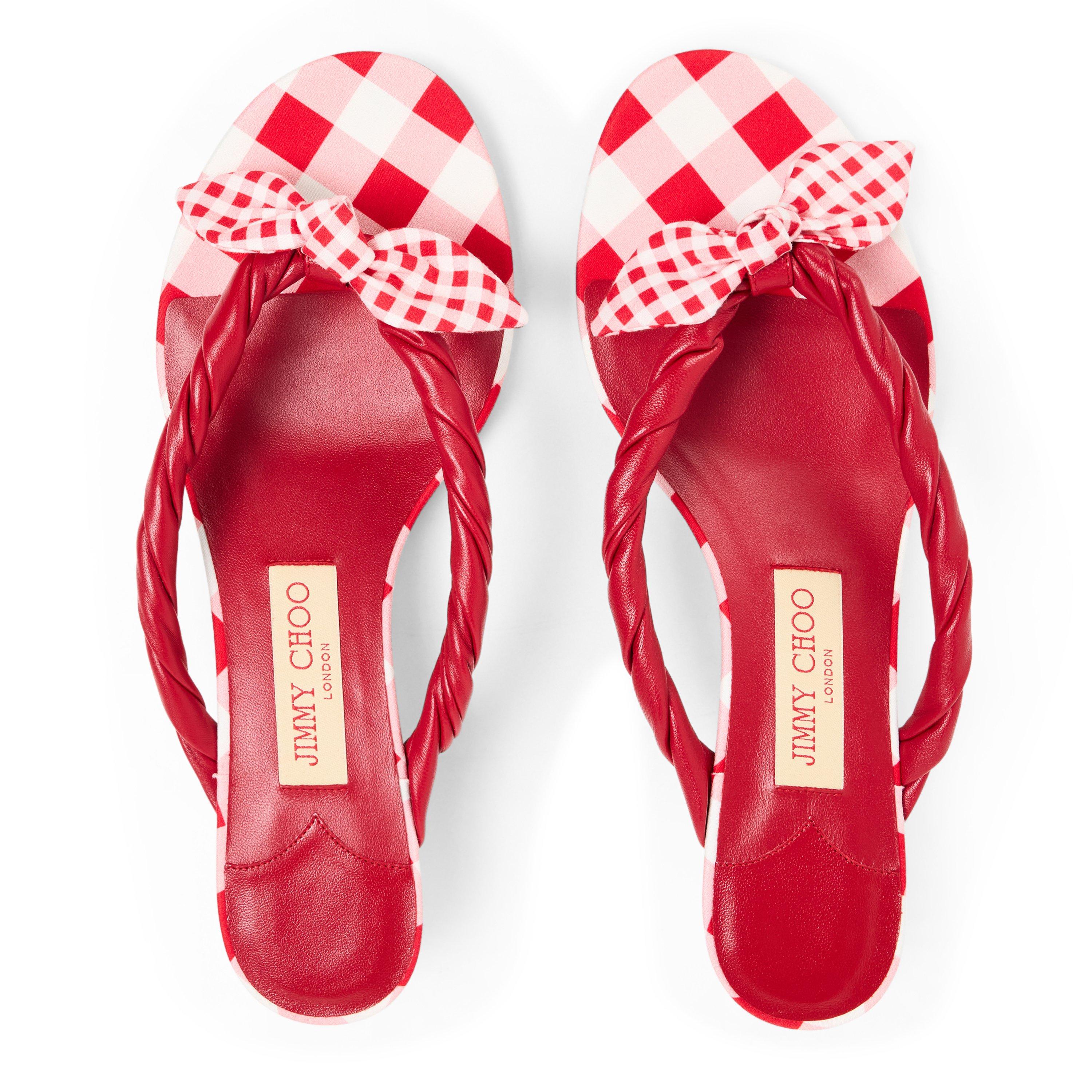 Ruby Red Mix - Jimmy Choo - Women's Flip Flops - 4