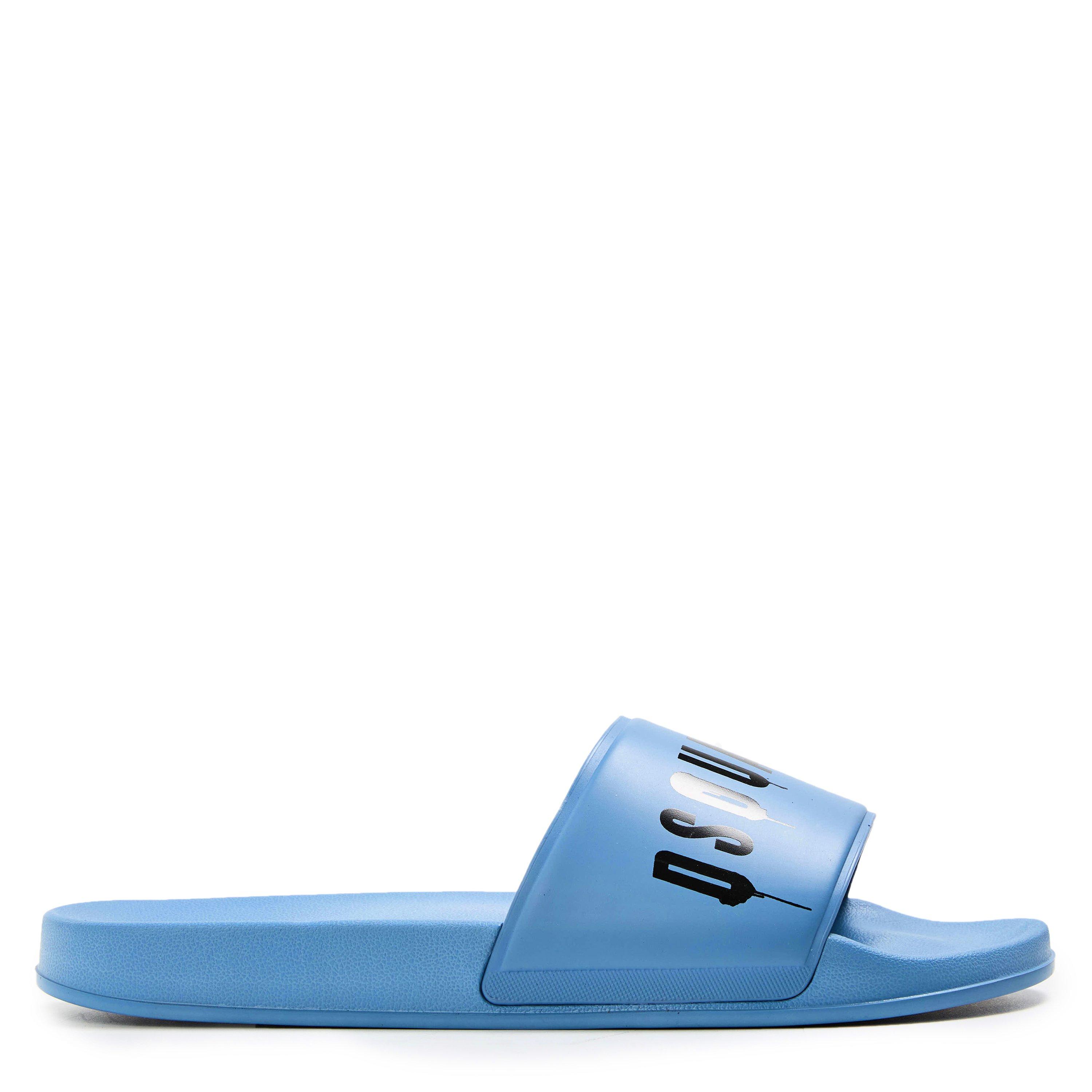 Dsquared2 Men's Spray Sliders - Light Blue - 11 (46)