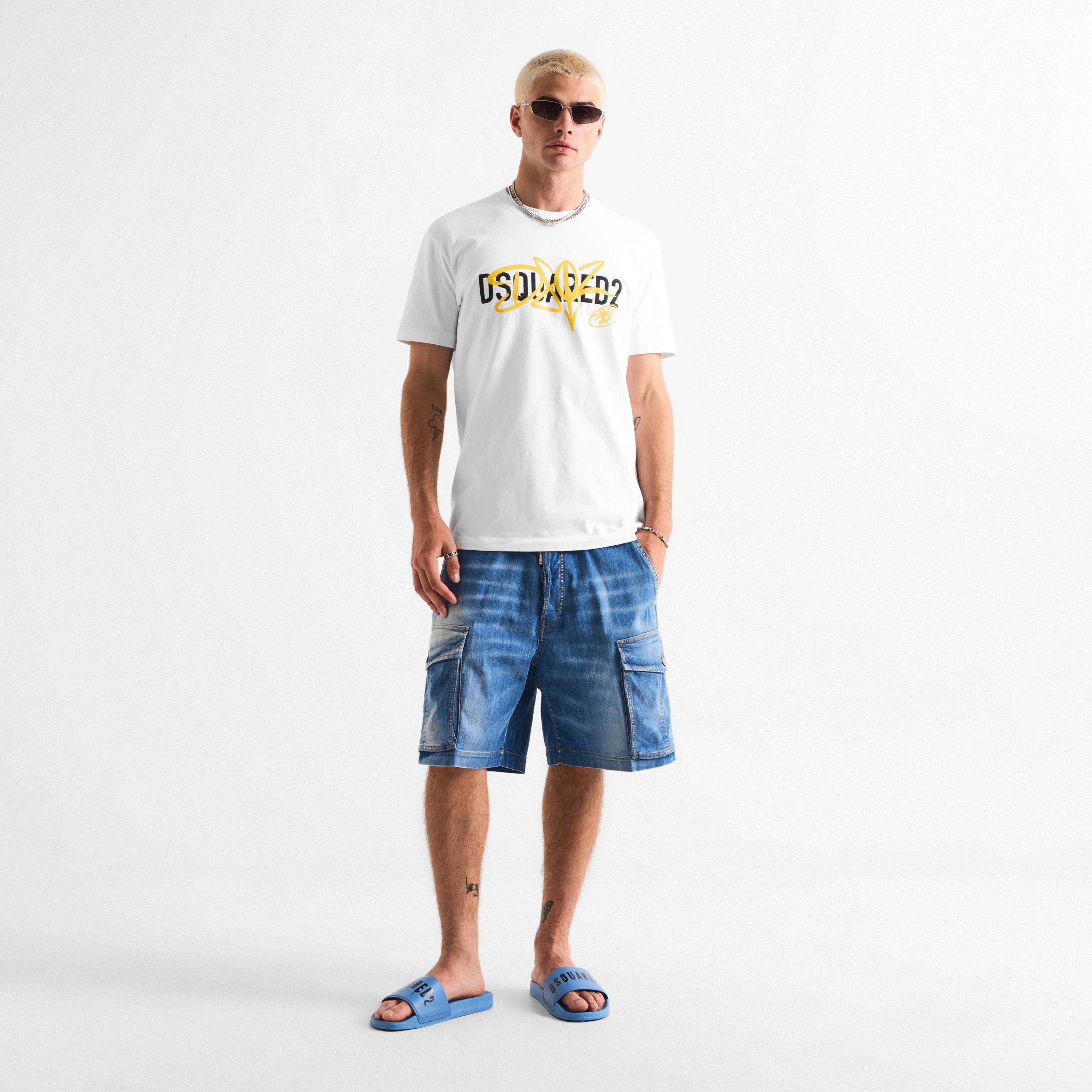 Light Blue - DSquared2 - Spray Sliders - 6