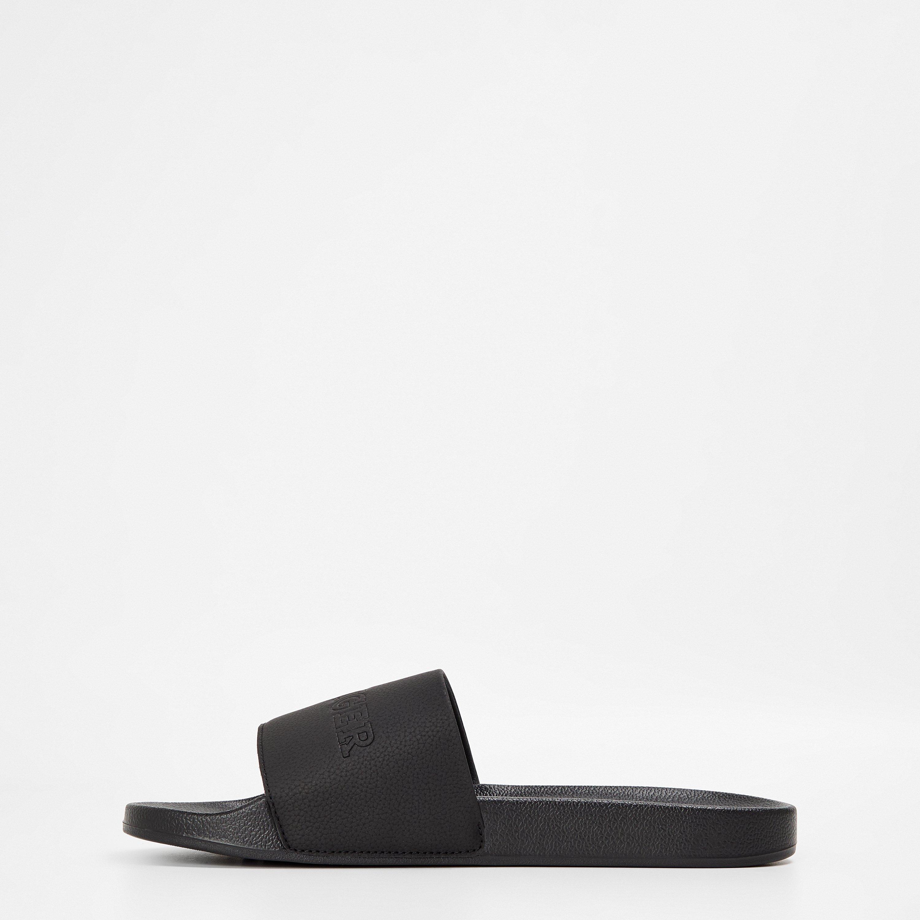 Black - Tommy Hilfiger - Men's Pool Sliders - 2