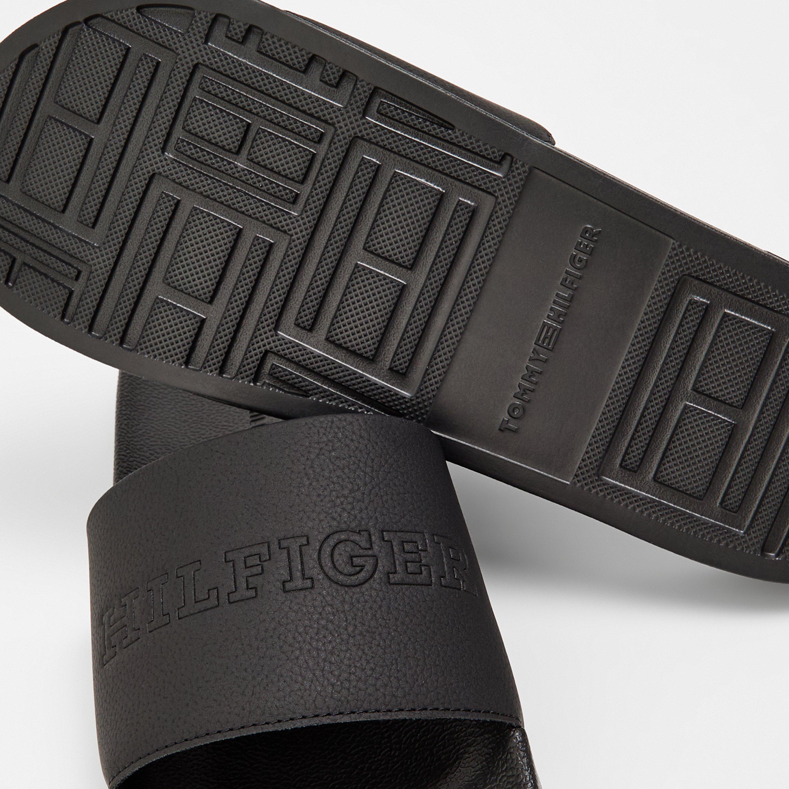 Black - Tommy Hilfiger - Men's Pool Sliders - 3