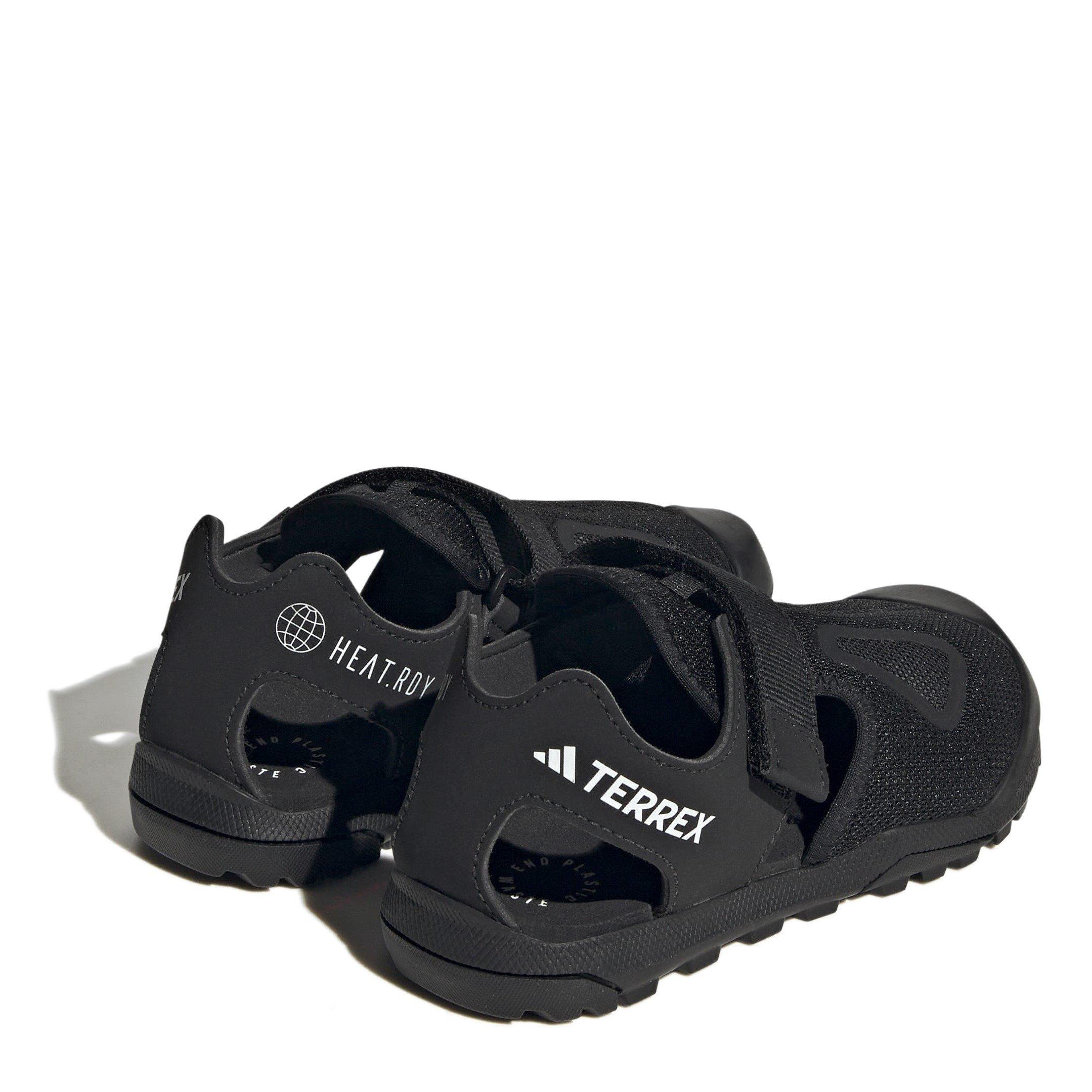Blck/Blck/Wht - adidas - Terrex Captain Toey 2.0 Walking Sandals Unisex Kids - 4