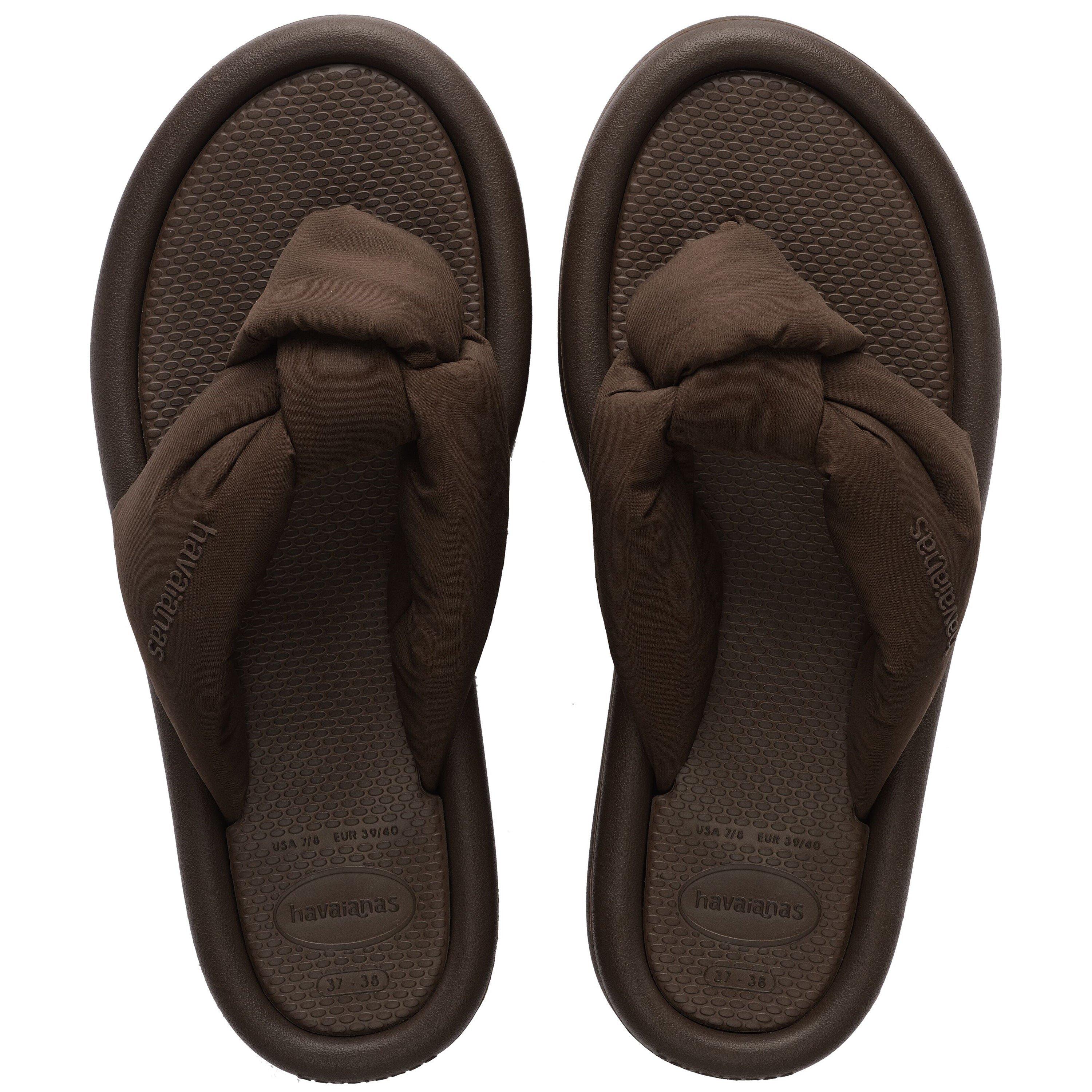 Dark Brown - Havaianas - Women's Over Puffed Up Flip Flops - 1