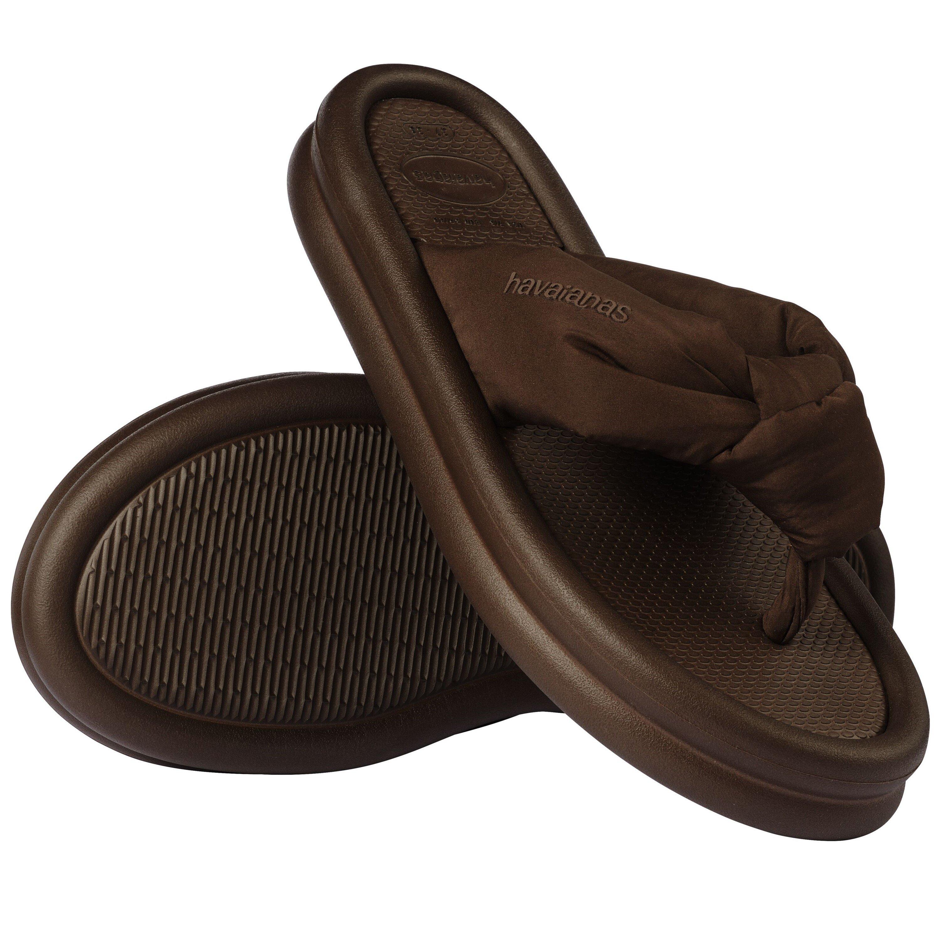 Dark Brown - Havaianas - Women's Over Puffed Up Flip Flops - 4