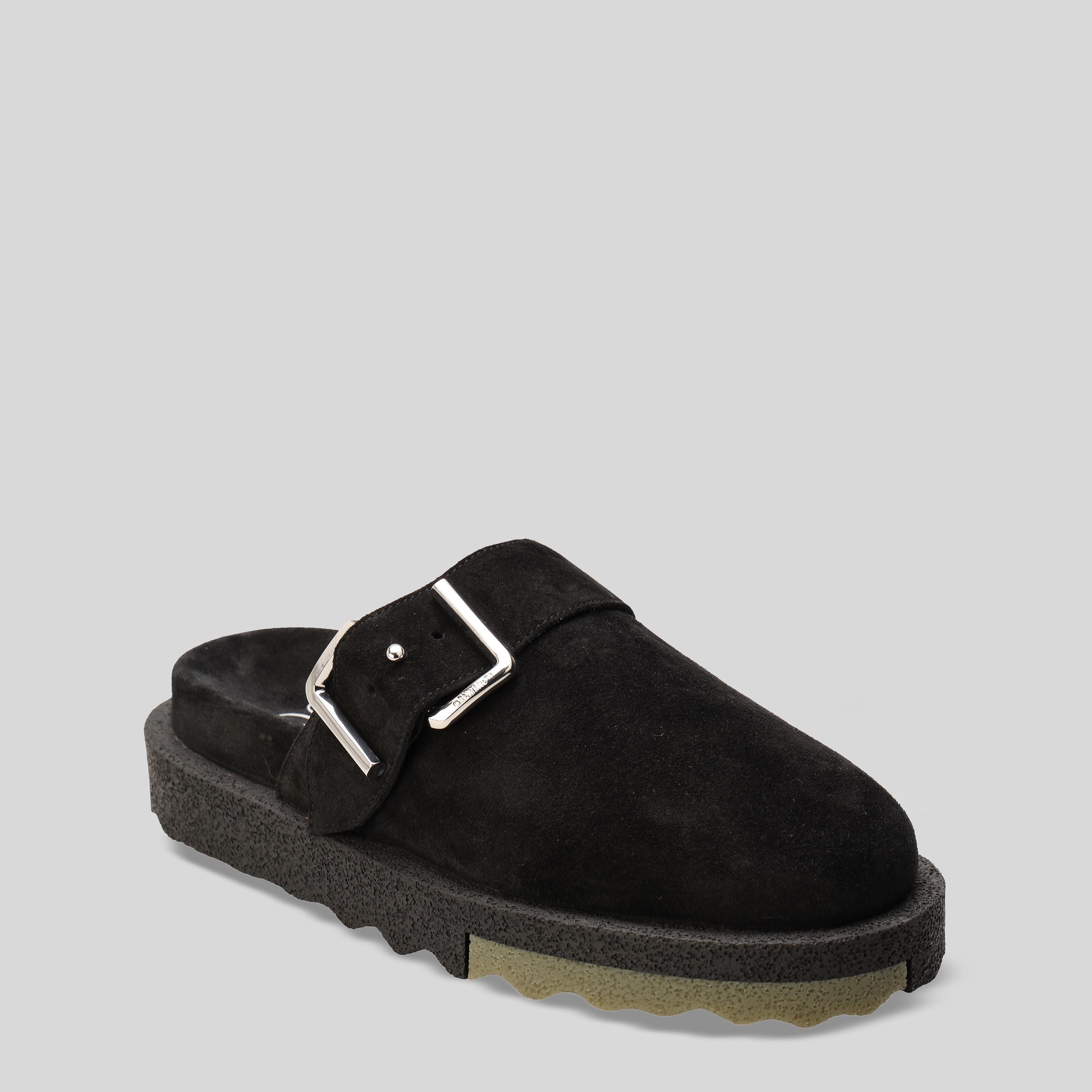 Black Green - Off White - Men's Clogs - 2
