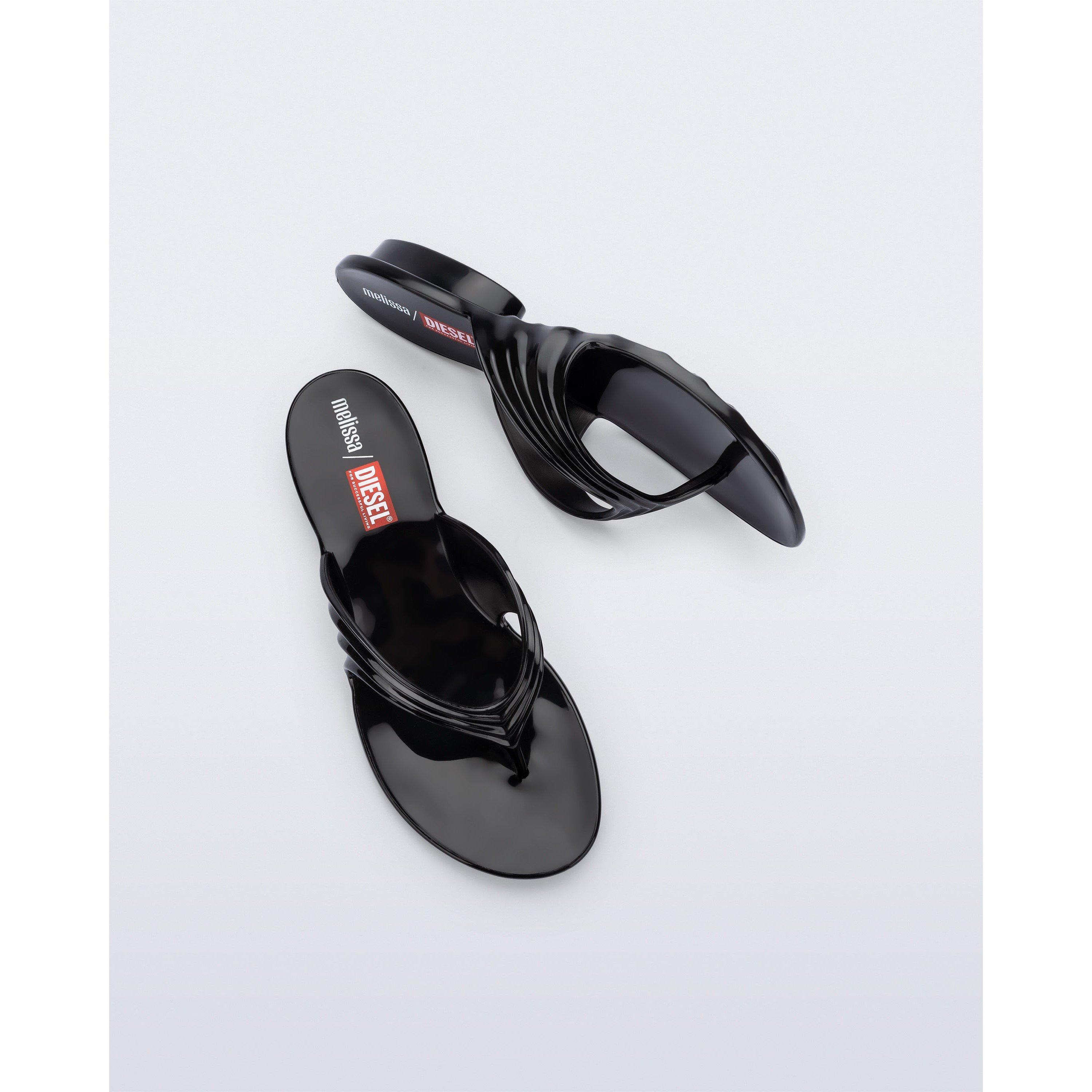 Black - Melissa - Women's Flip Flops - 3
