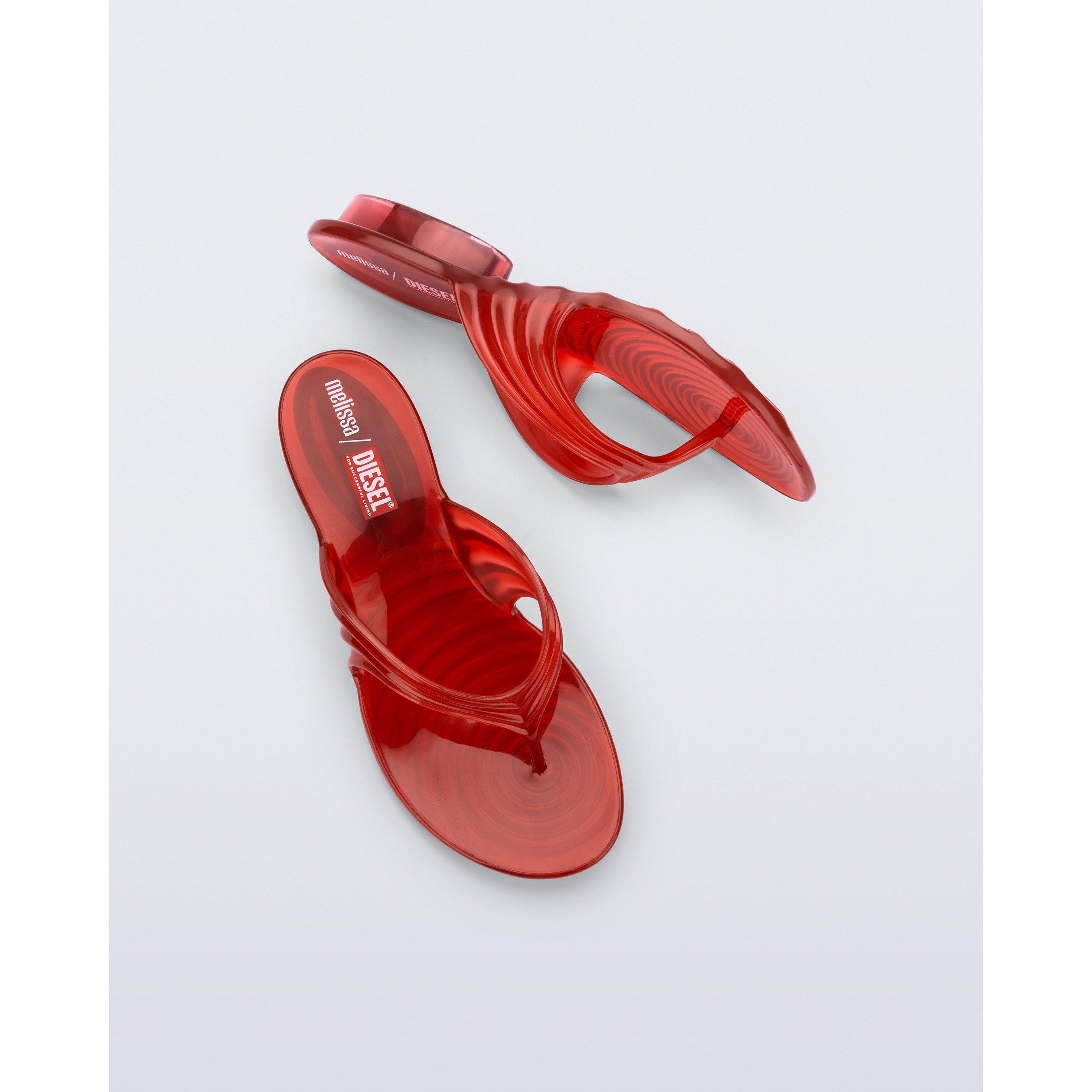 Red - Melissa - Women's Flexible Flip Flops - 3
