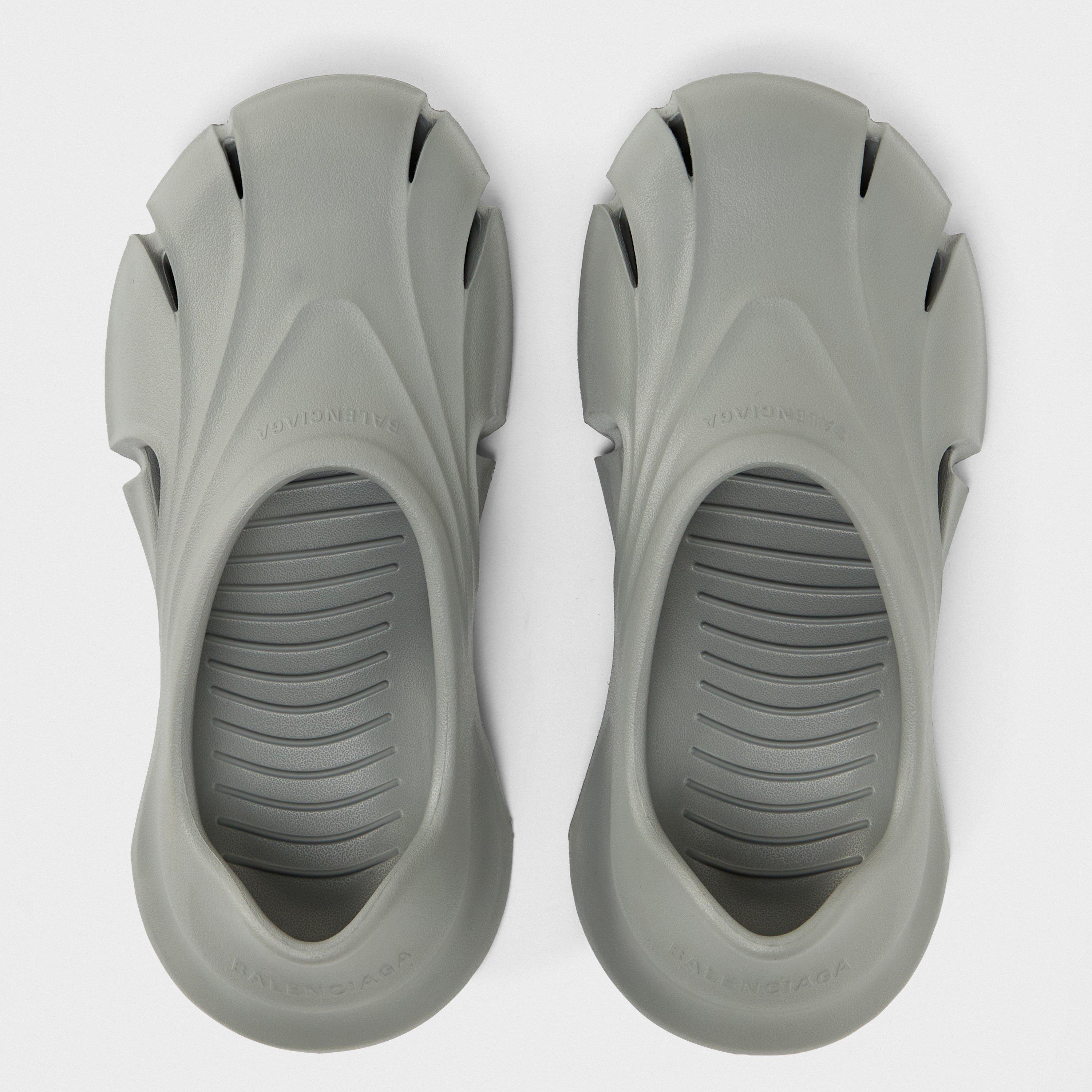 Balenciaga Grey - Balenciaga - Mold Closed Sandals - 4
