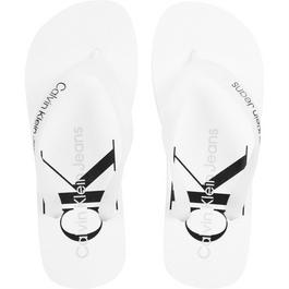 Calvin Klein Jeans Monogram Beach Sandals