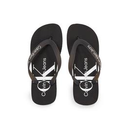 Calvin Klein Jeans Monogram Beach Sandals