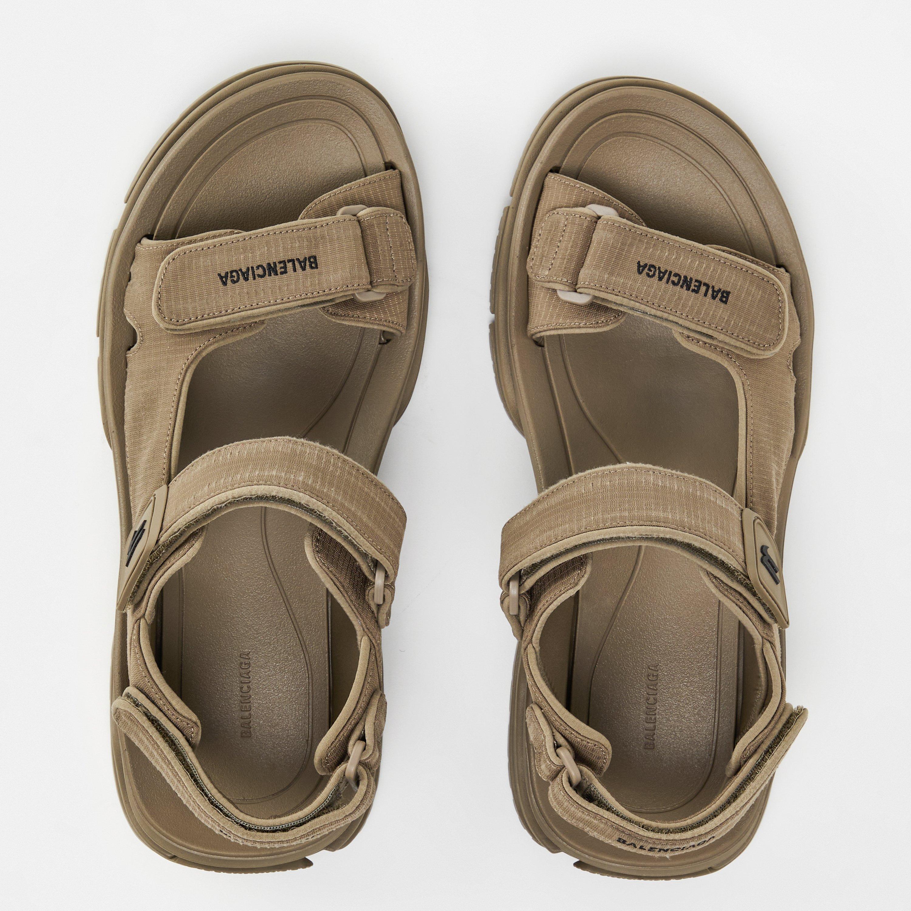 Dark Taupe - Balenciaga - Men's Flat Sandals - 5