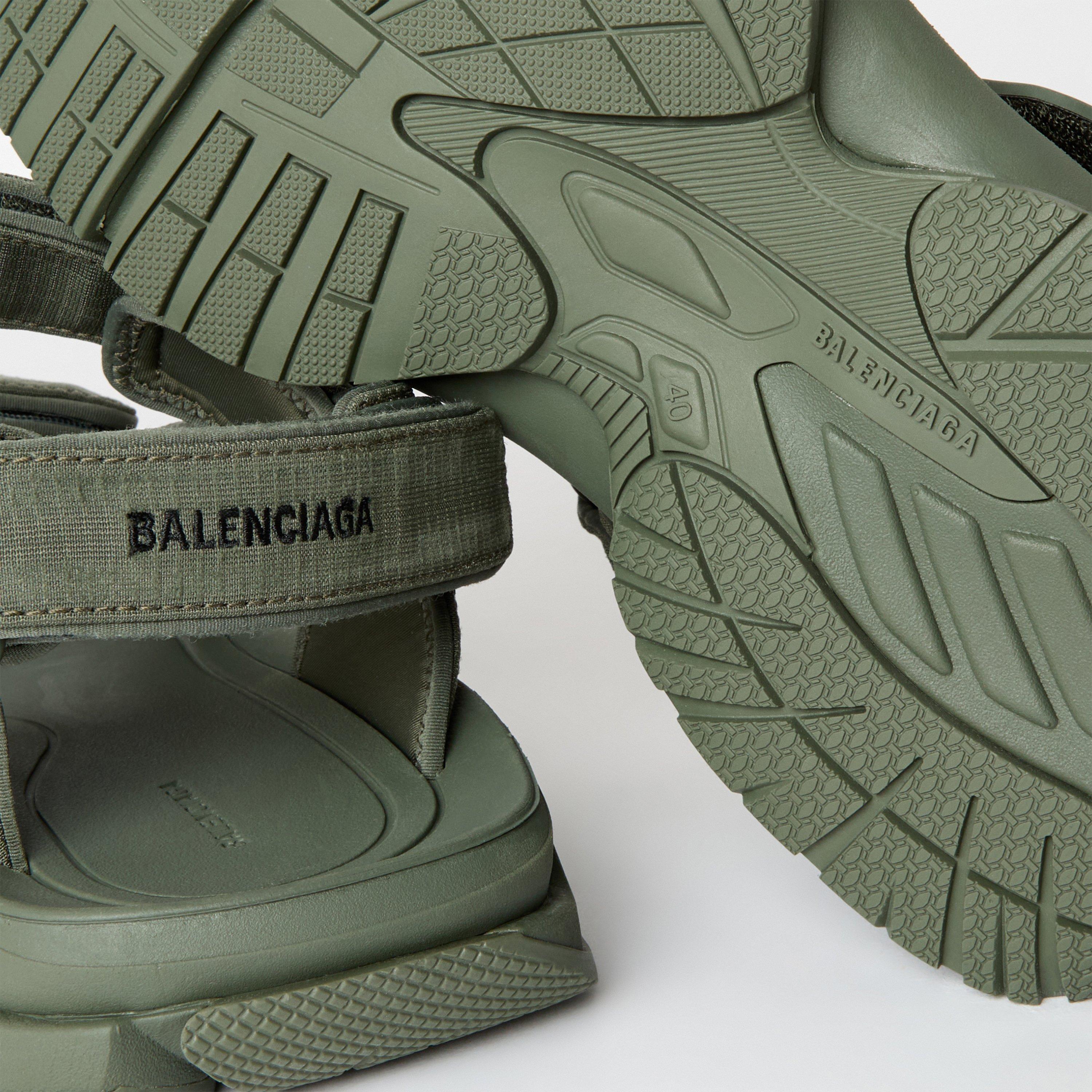 Kaki - Balenciaga - Men's Flat Sandals - 3