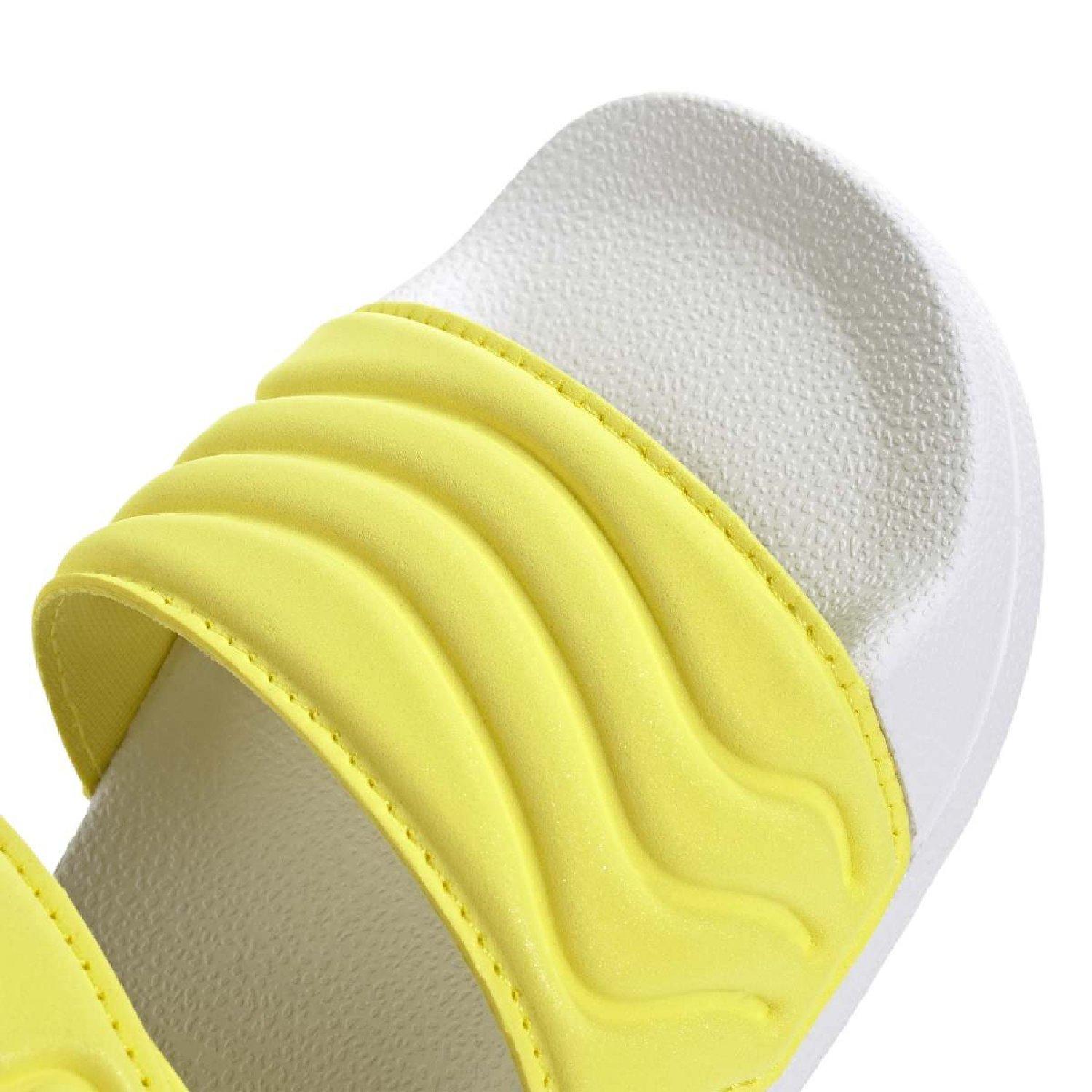 amarelo choque - adidas - adidas Adilette Sandal 3 Kids Sandal - 8