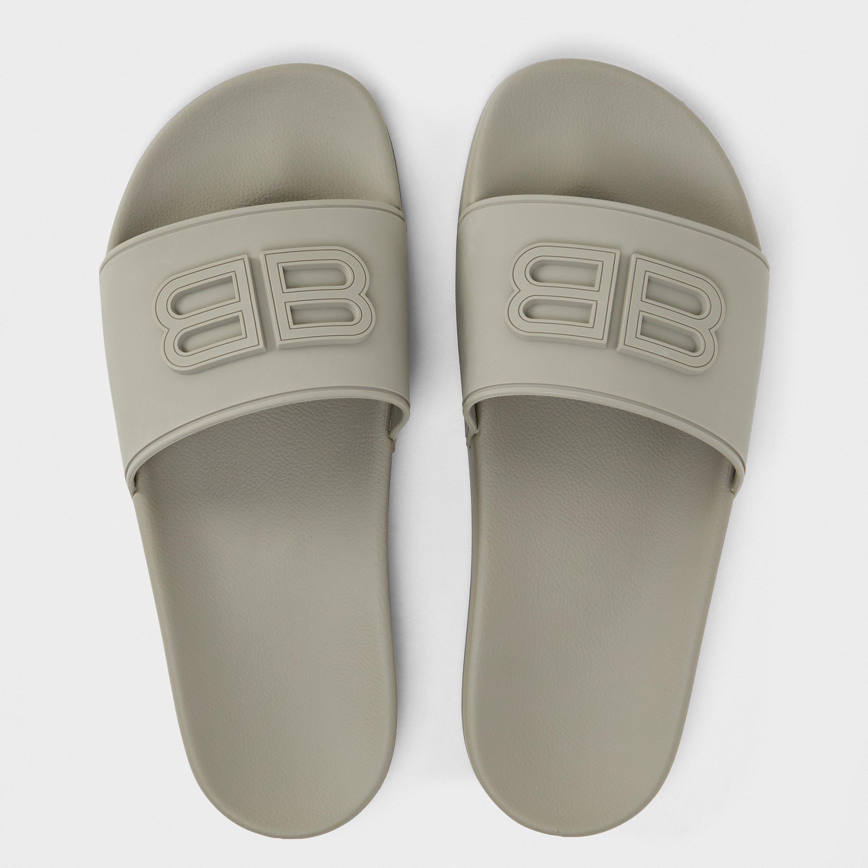 Bal Grey - Balenciaga - Men's Water Resistant Pool Sliders - 4