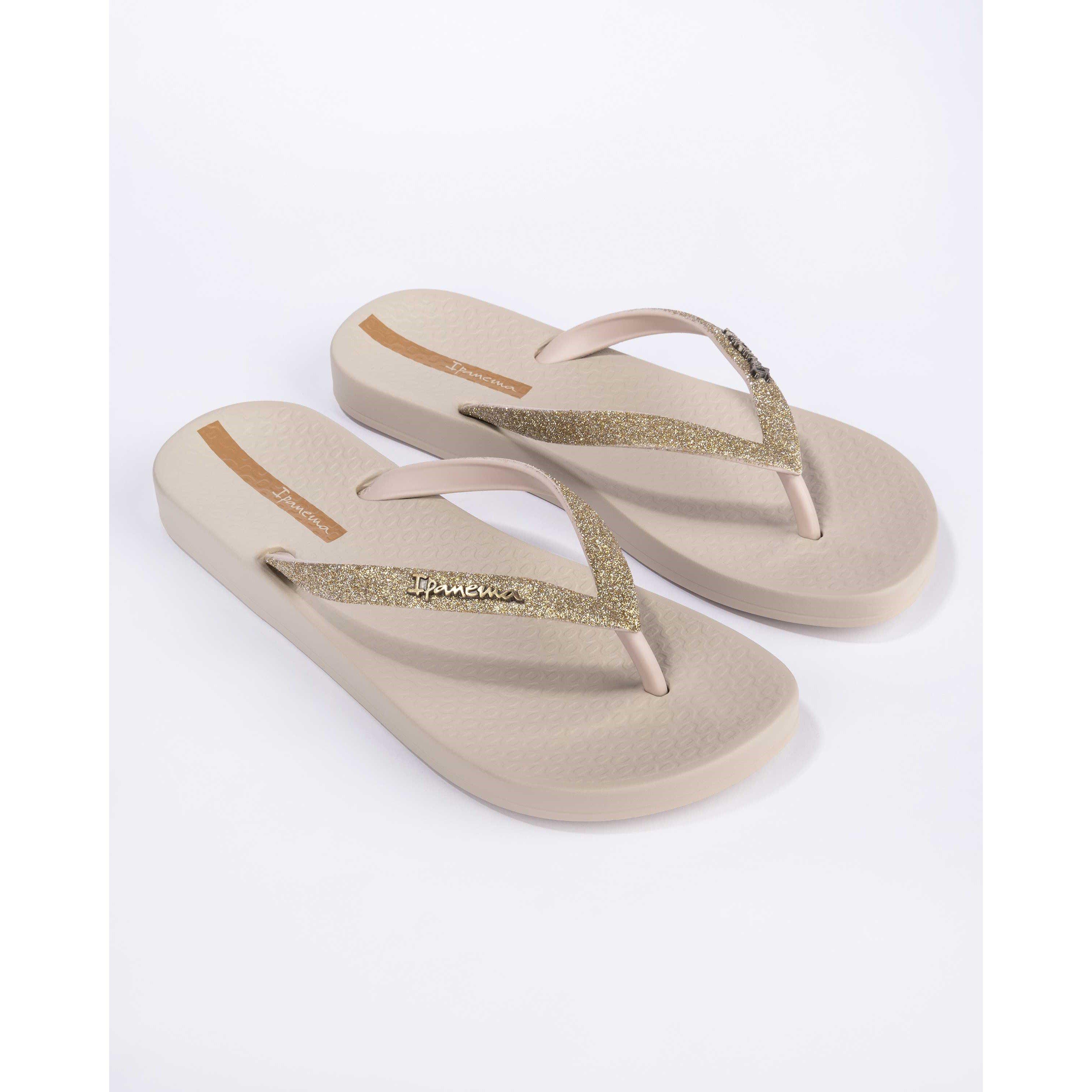 Ipanema Women's Anat Lolita Flip Flops - Beige - 5 (38)