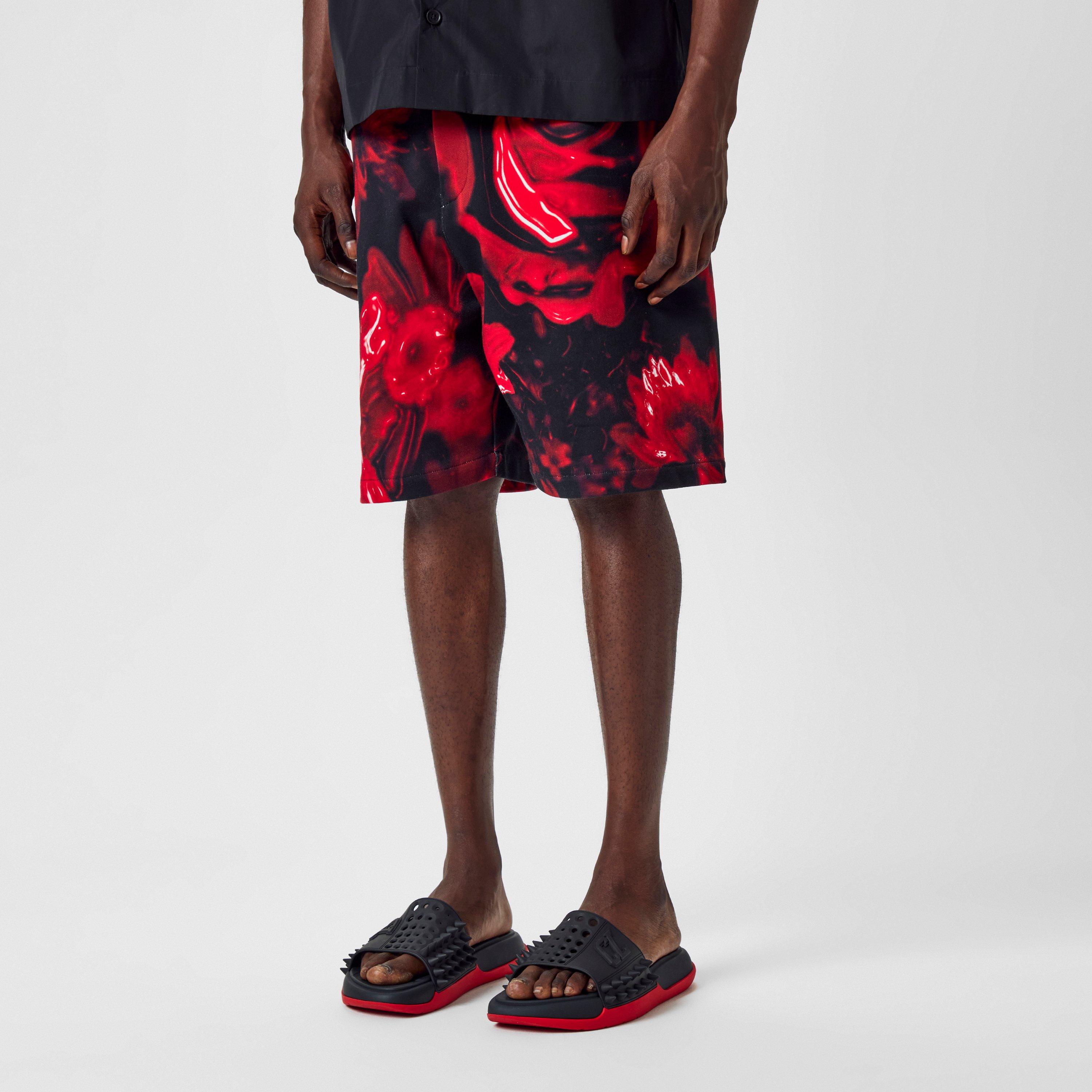 Black - Christian Louboutin - Men's Spikes Rubber Take It Easy Slides - 3