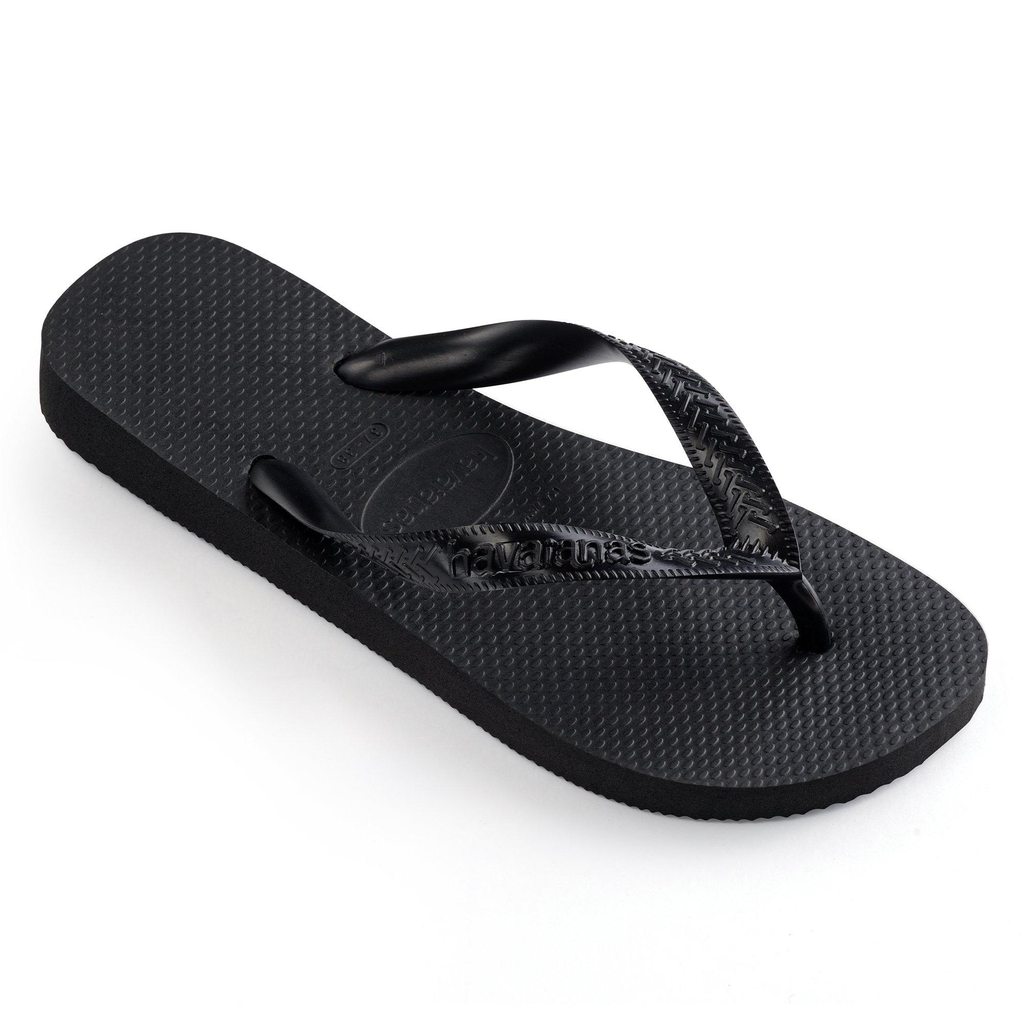 Black - Havaianas - Women's Lightweight Textured Waterproof Flip Flops - 2