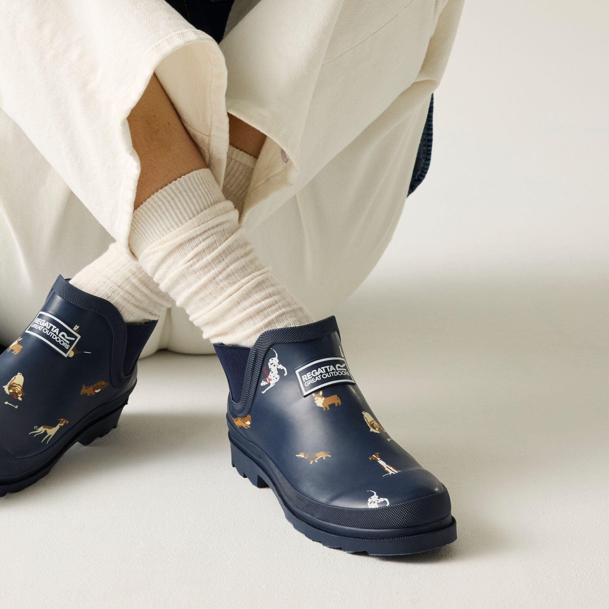 Navy Blue - Regatta - Lady Harper Ankle Wellington - 4
