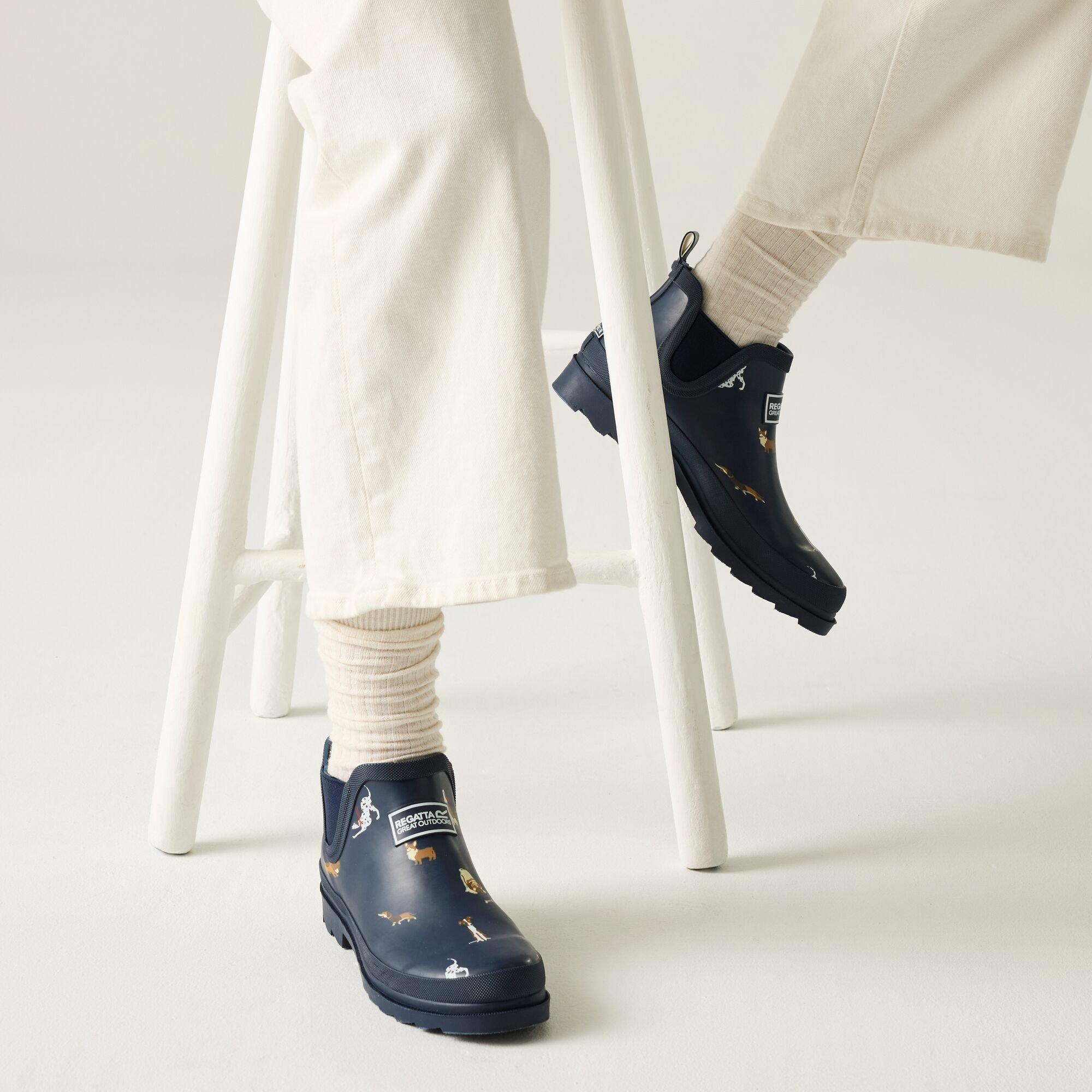 Navy Blue - Regatta - Lady Harper Ankle Wellington - 5