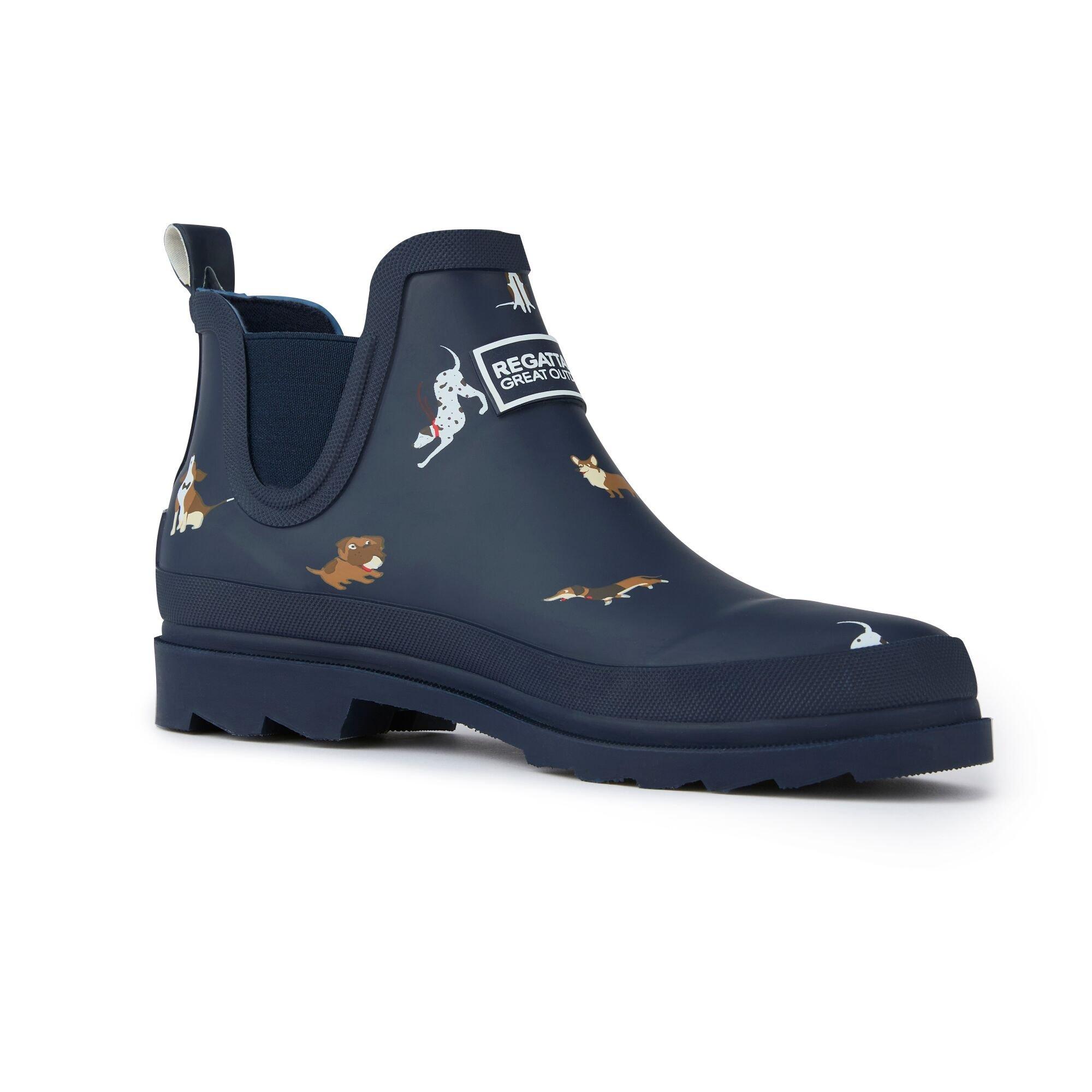 Navy Blue - Regatta - Lady Harper Ankle Wellington - 8