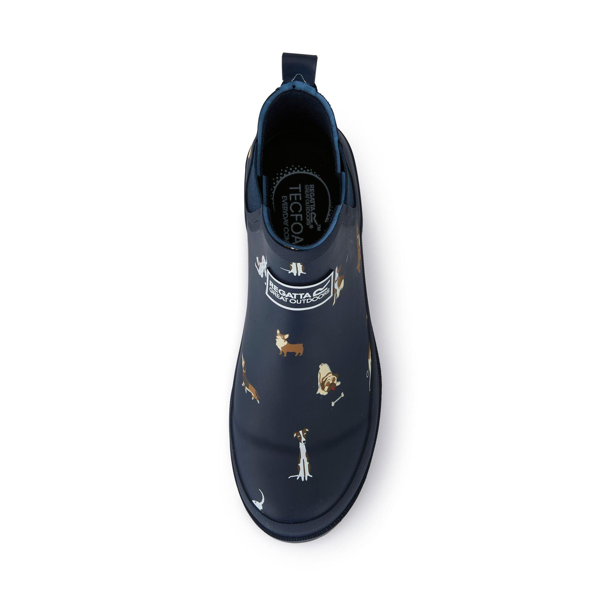 Navy Blue - Regatta - Lady Harper Ankle Wellington - 10