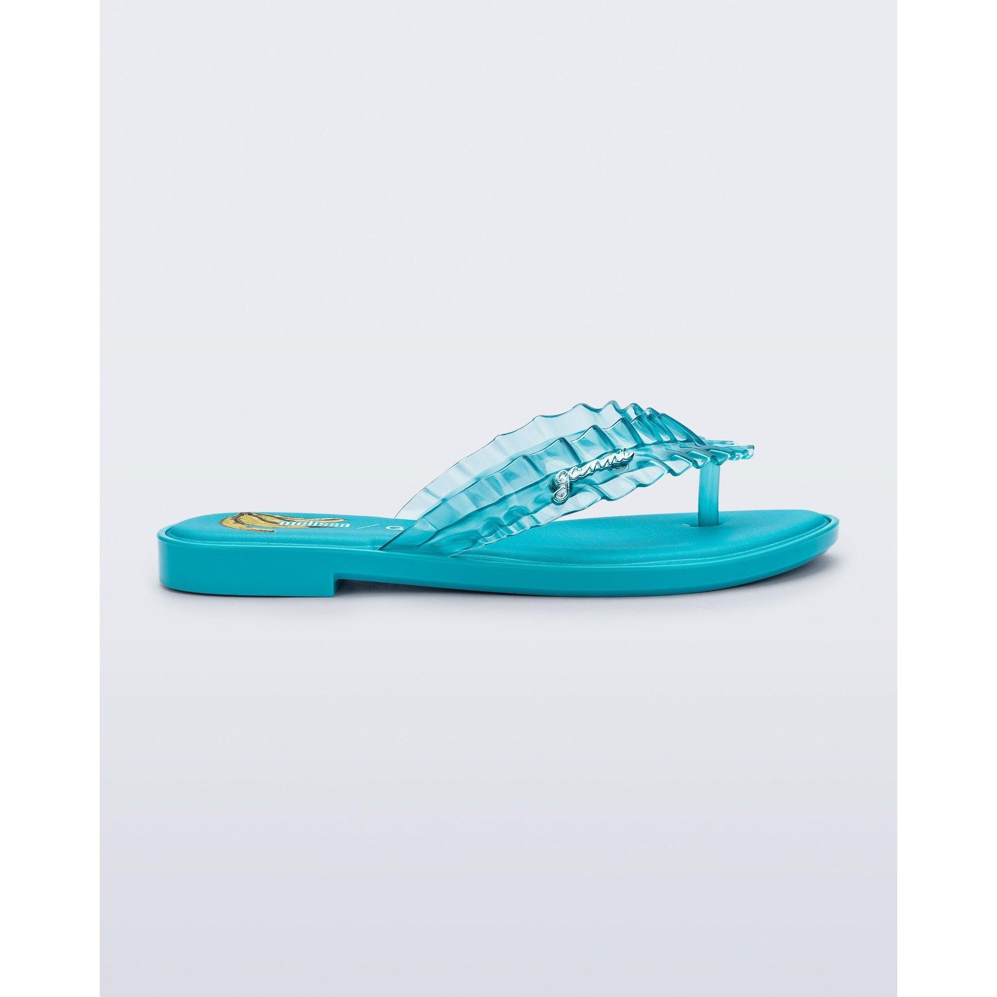 Melissa Women's X Ganni Ff Flip Flops - Blue - 6 (39)