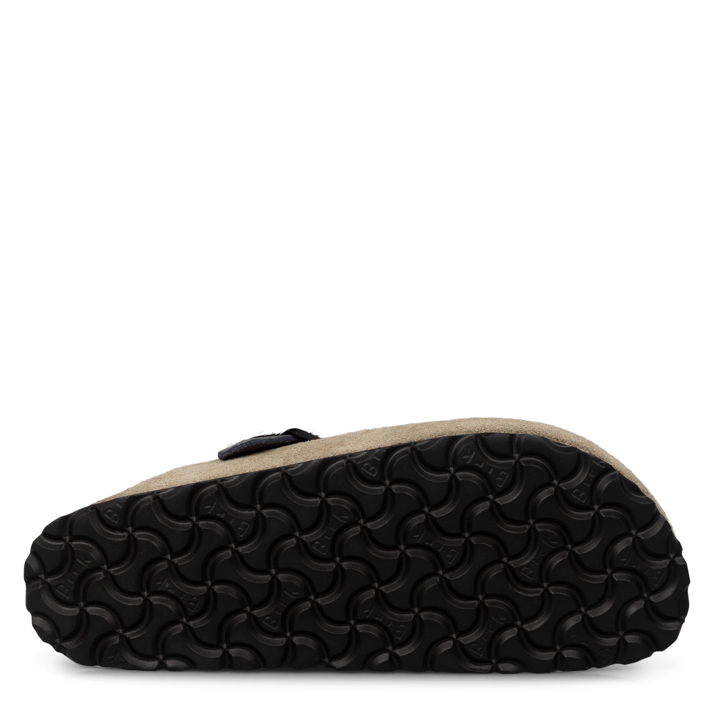 Taupe/Black - Birkenstock - Bstk Boston LEVE/FUR S 99 - 3
