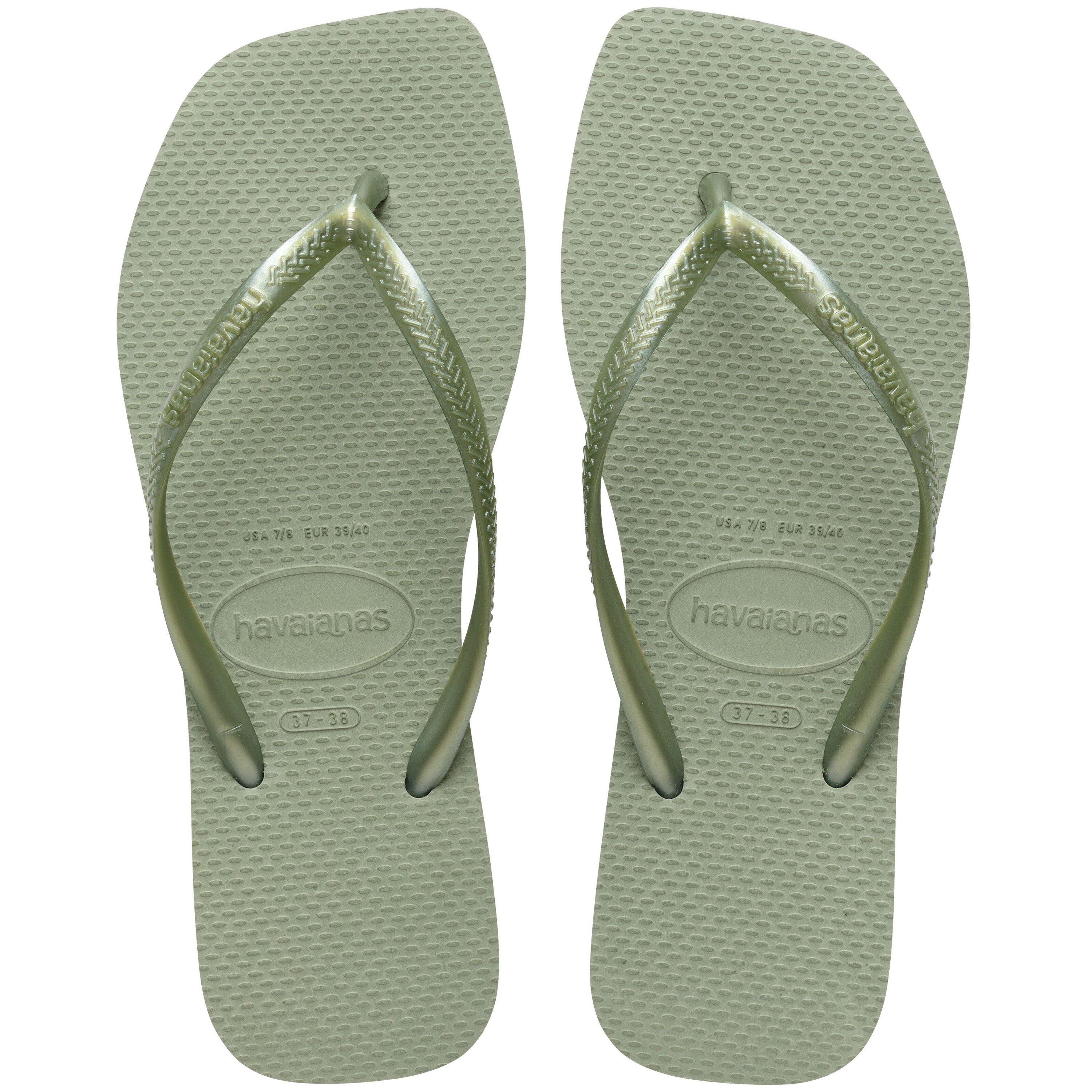 Smoke Green - Havaianas - Women's Slim Square Flip Flops - 1