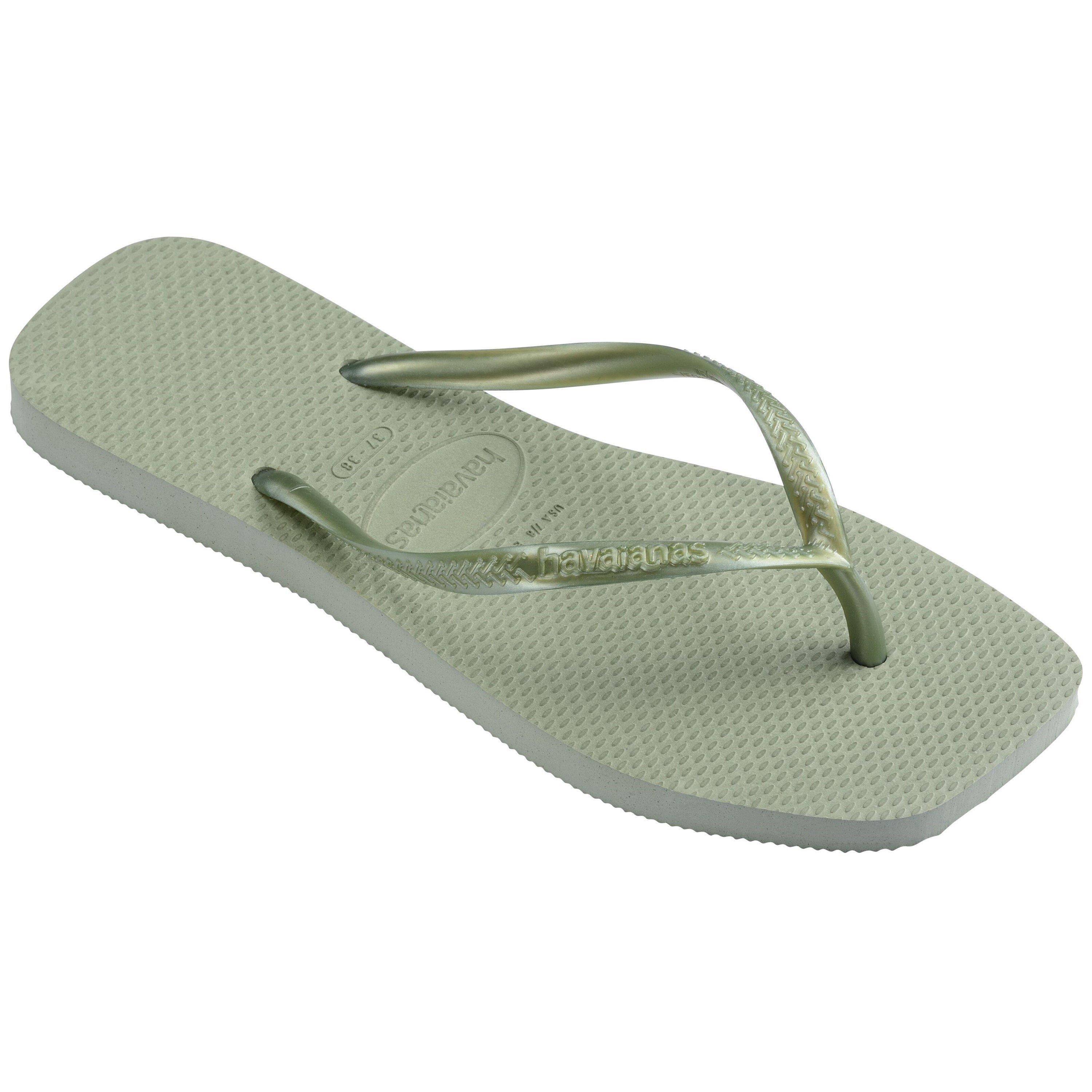 Smoke Green - Havaianas - Women's Slim Square Flip Flops - 2