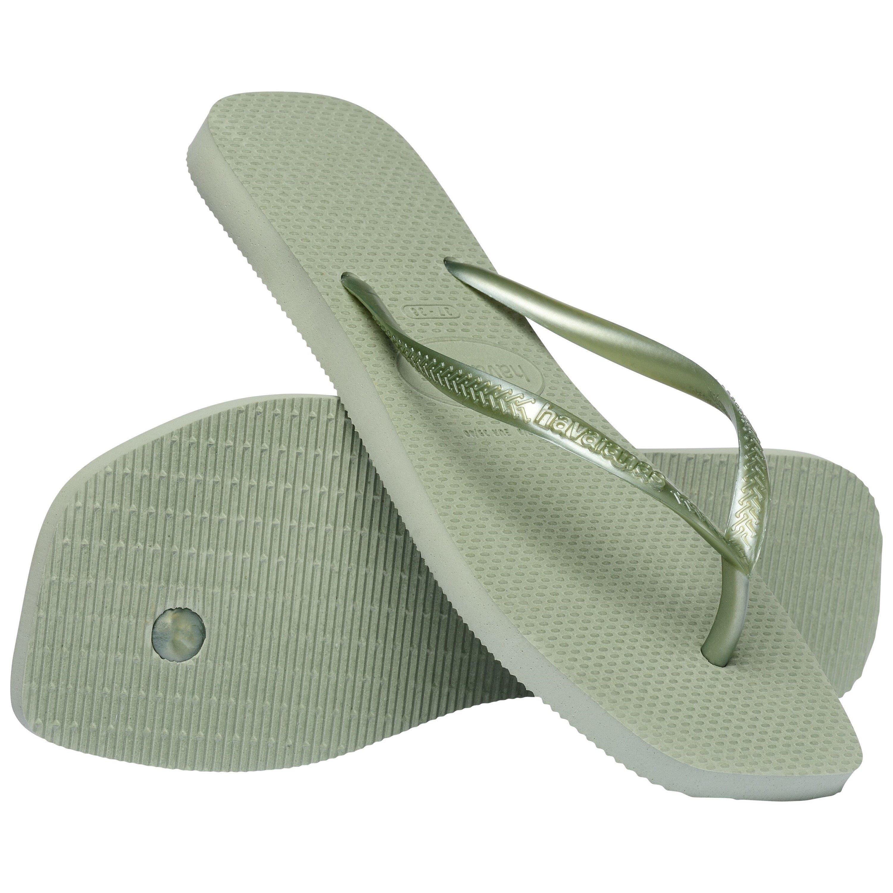 Smoke Green - Havaianas - Women's Slim Square Flip Flops - 4