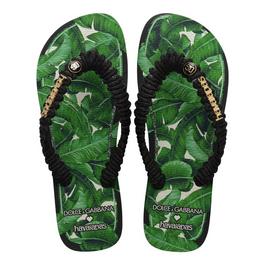Dolce & Gabbana X Havaianas Botanical Flip Flops