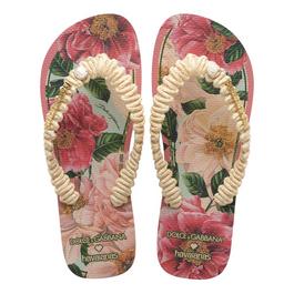 Dolce & Gabbana X Havaianas Botanical Flip Flops