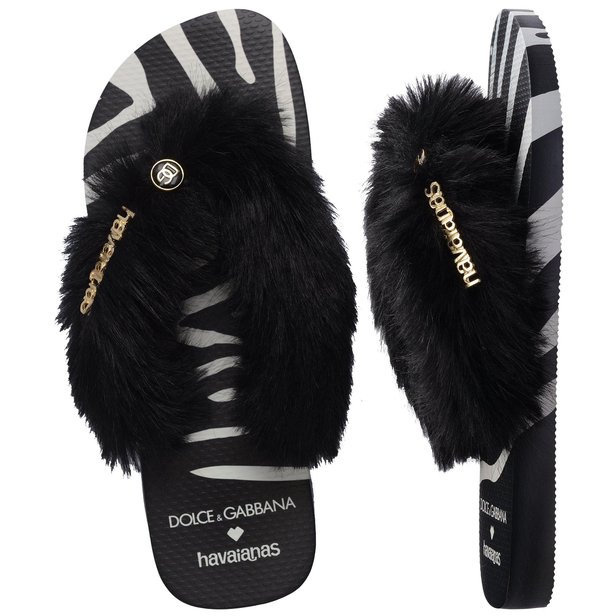 Zebra - Dolce & Gabbana X Havaianas - Animal Print Flip Flops - 5