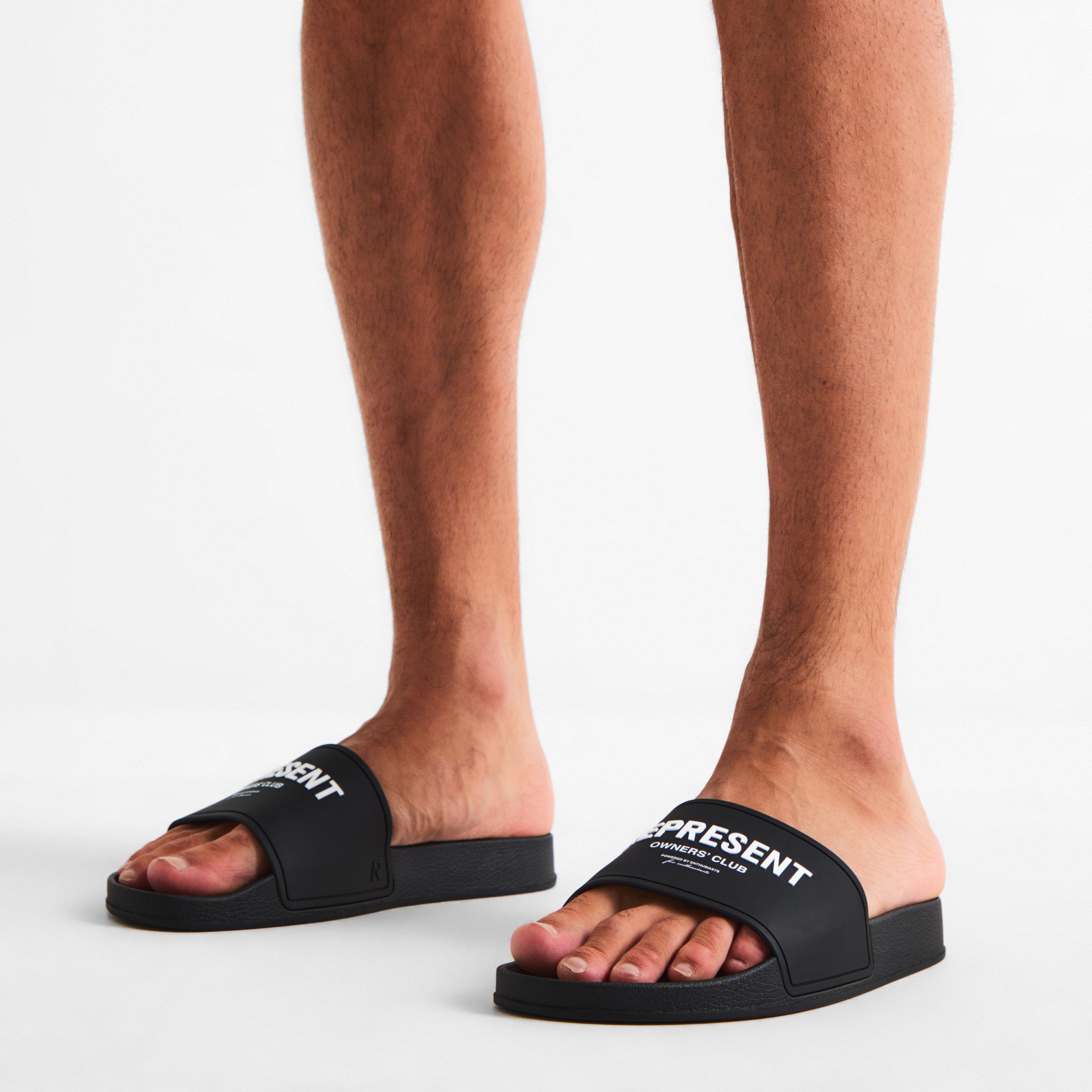 Black - Represent - Men's Pool Sliders - 3