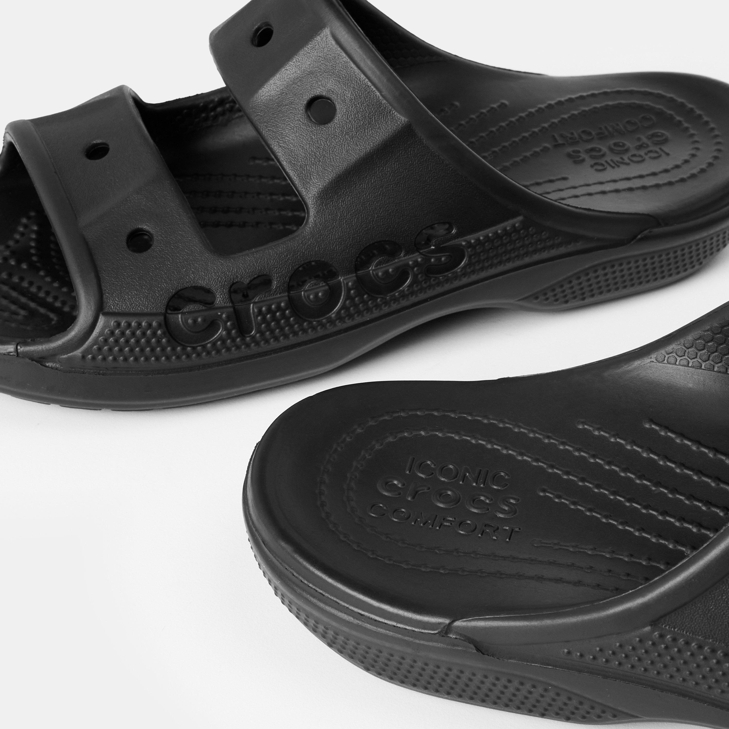 Sort - Crocs - Baya Flat Sandals - 3