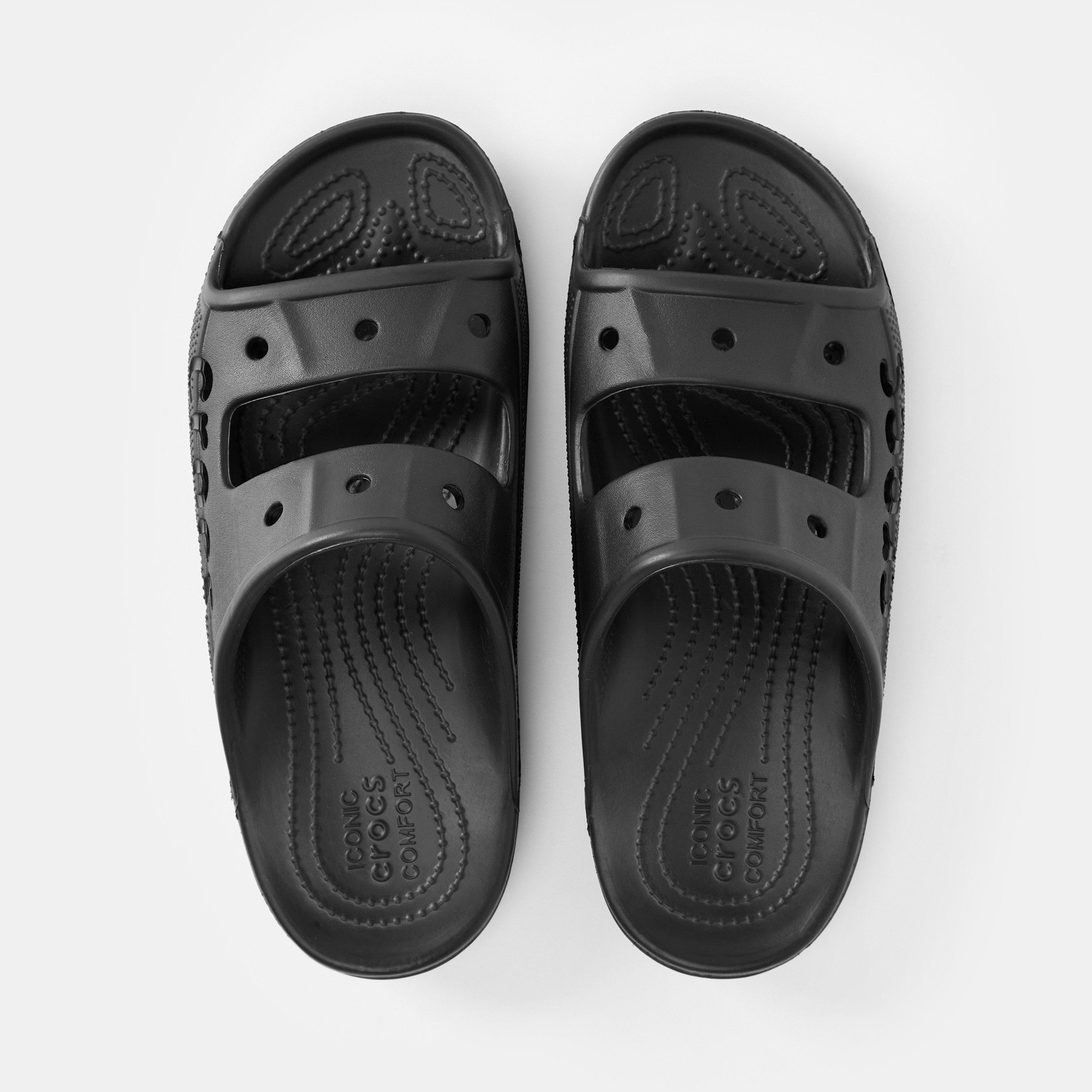 Sort - Crocs - Baya Flat Sandals - 4