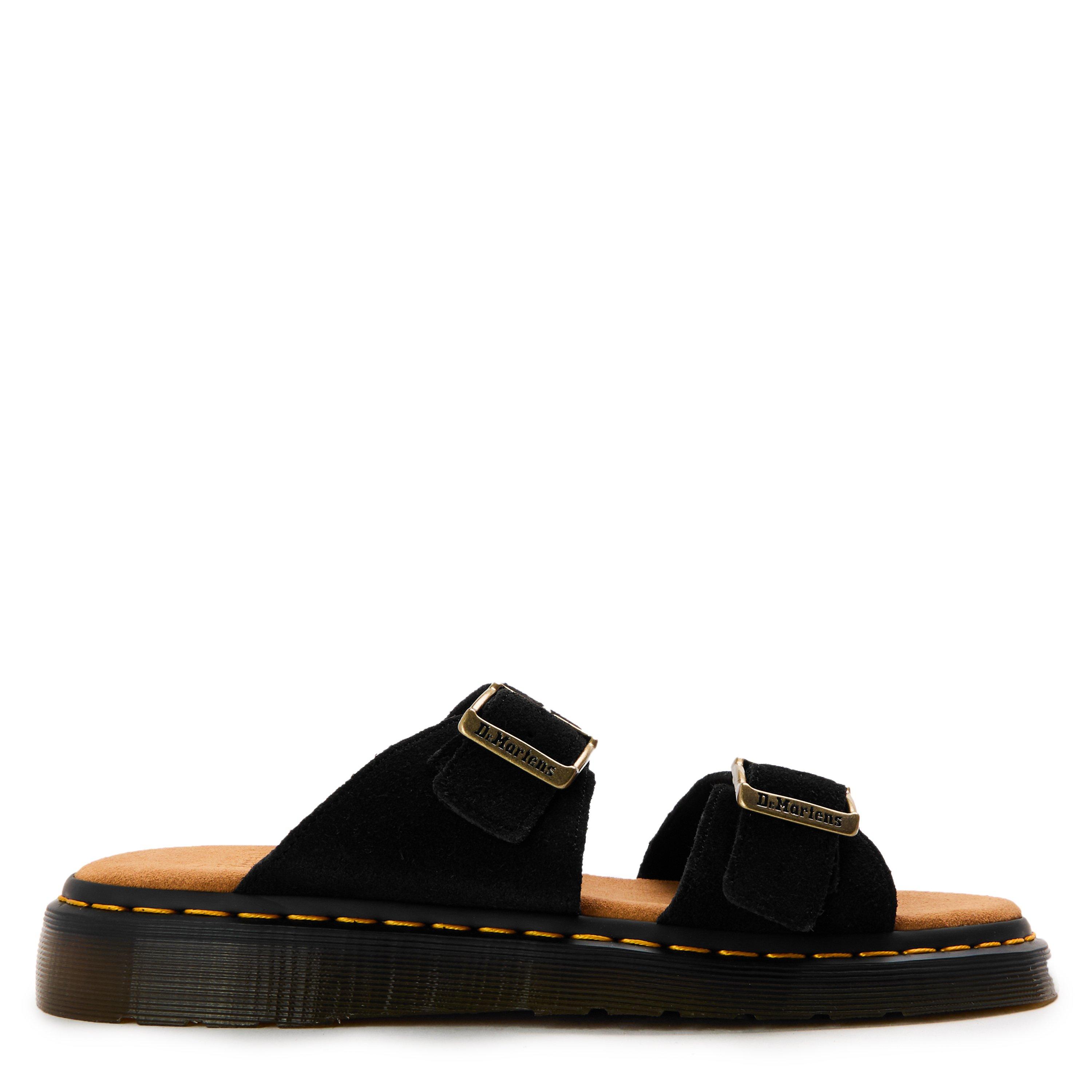 Dr Martens Men's Josef Suede Slide - Black Suede - 9 (43)