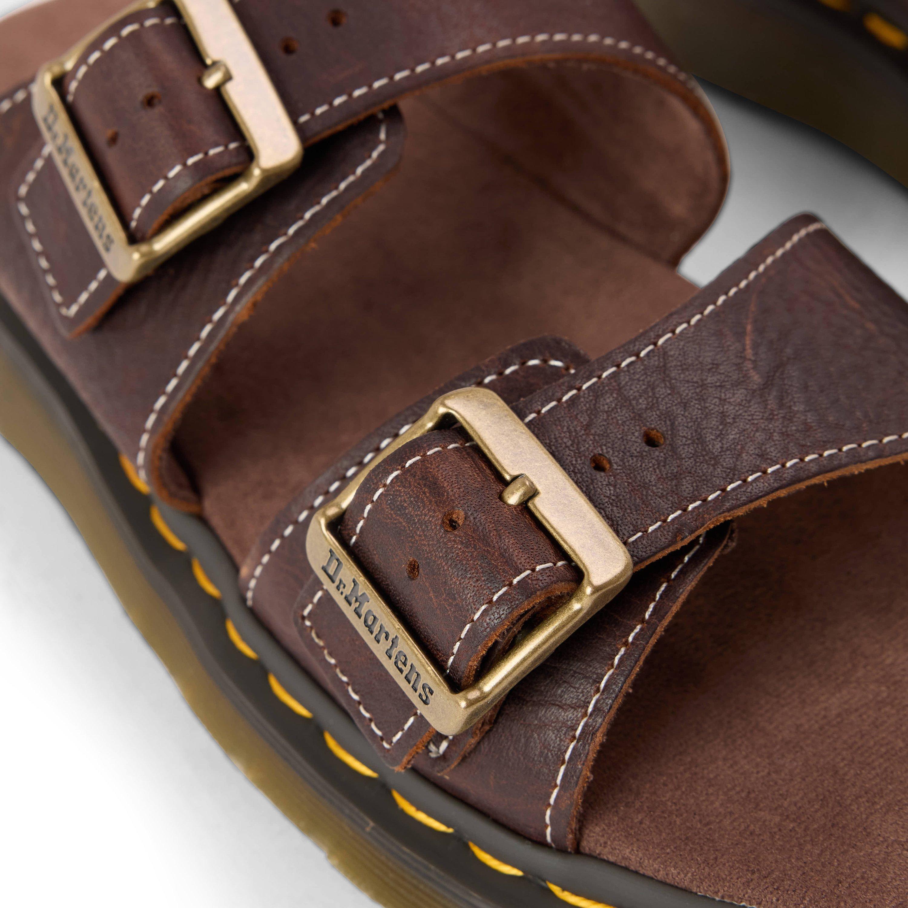 Brown Grizzly - Dr Martens - Josef Suede Slide - 3