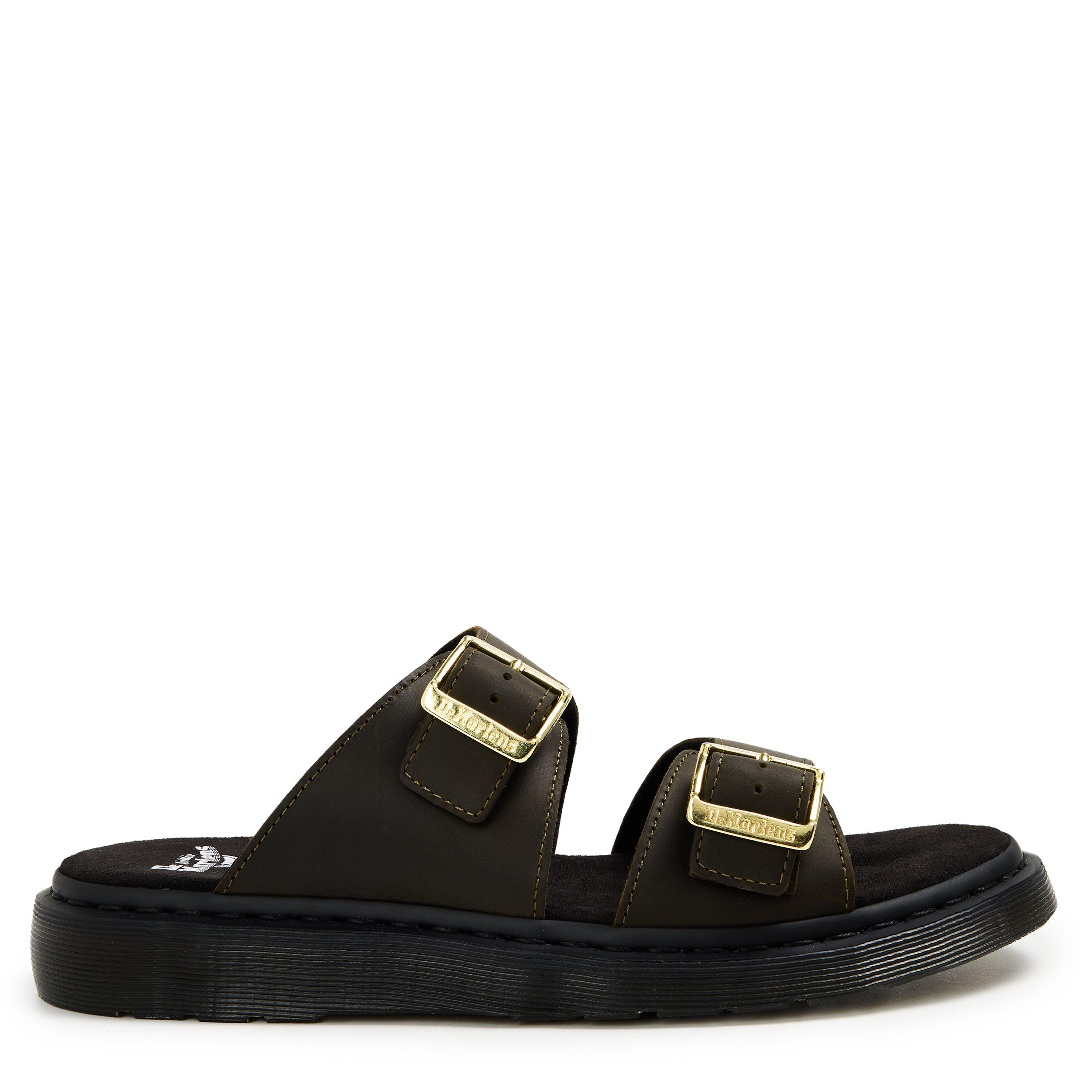Dr Martens Men's Josef Suede Slide - Olive Wyoming - 9 (43)