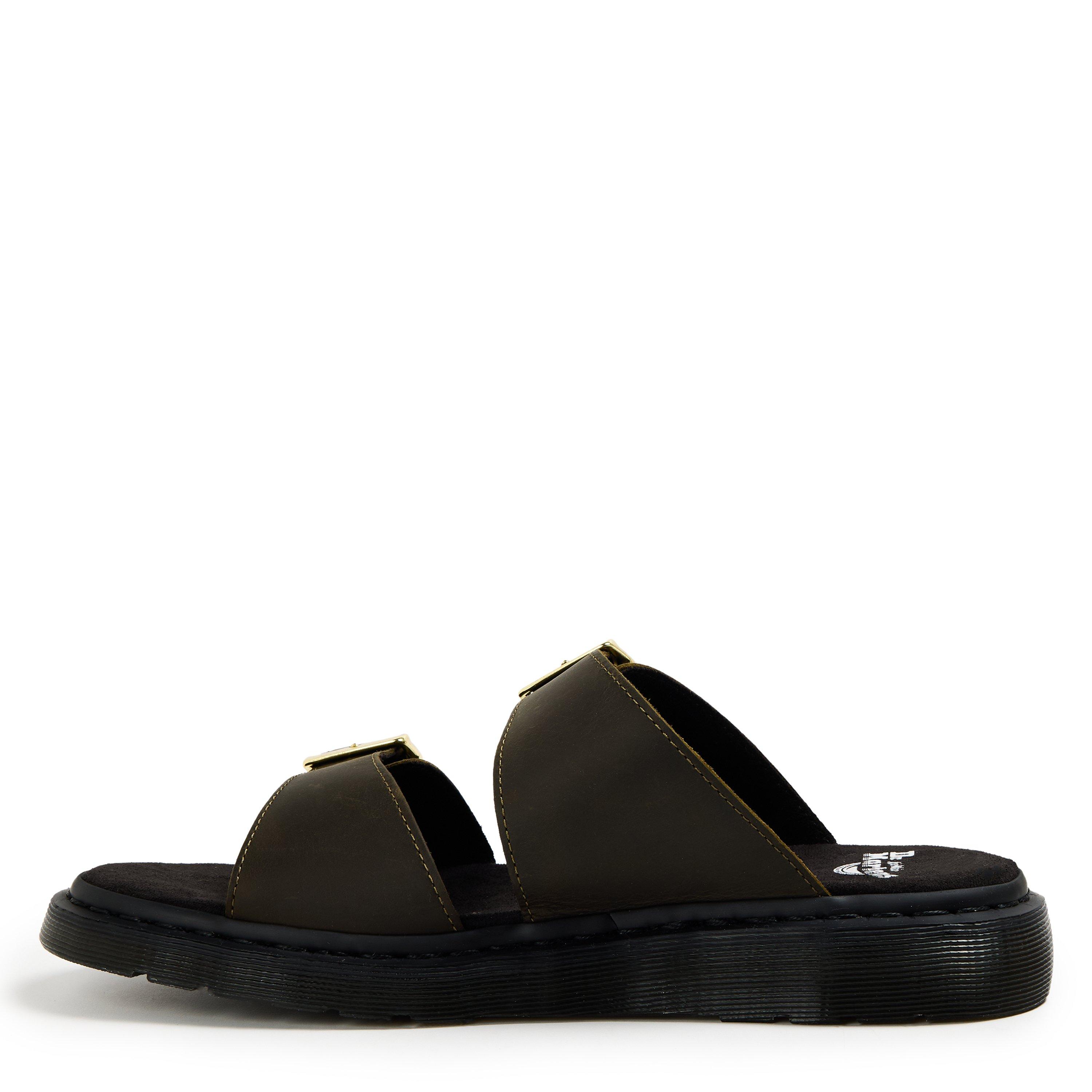 Olive Wyoming - Dr Martens - Josef Suede Slide - 2