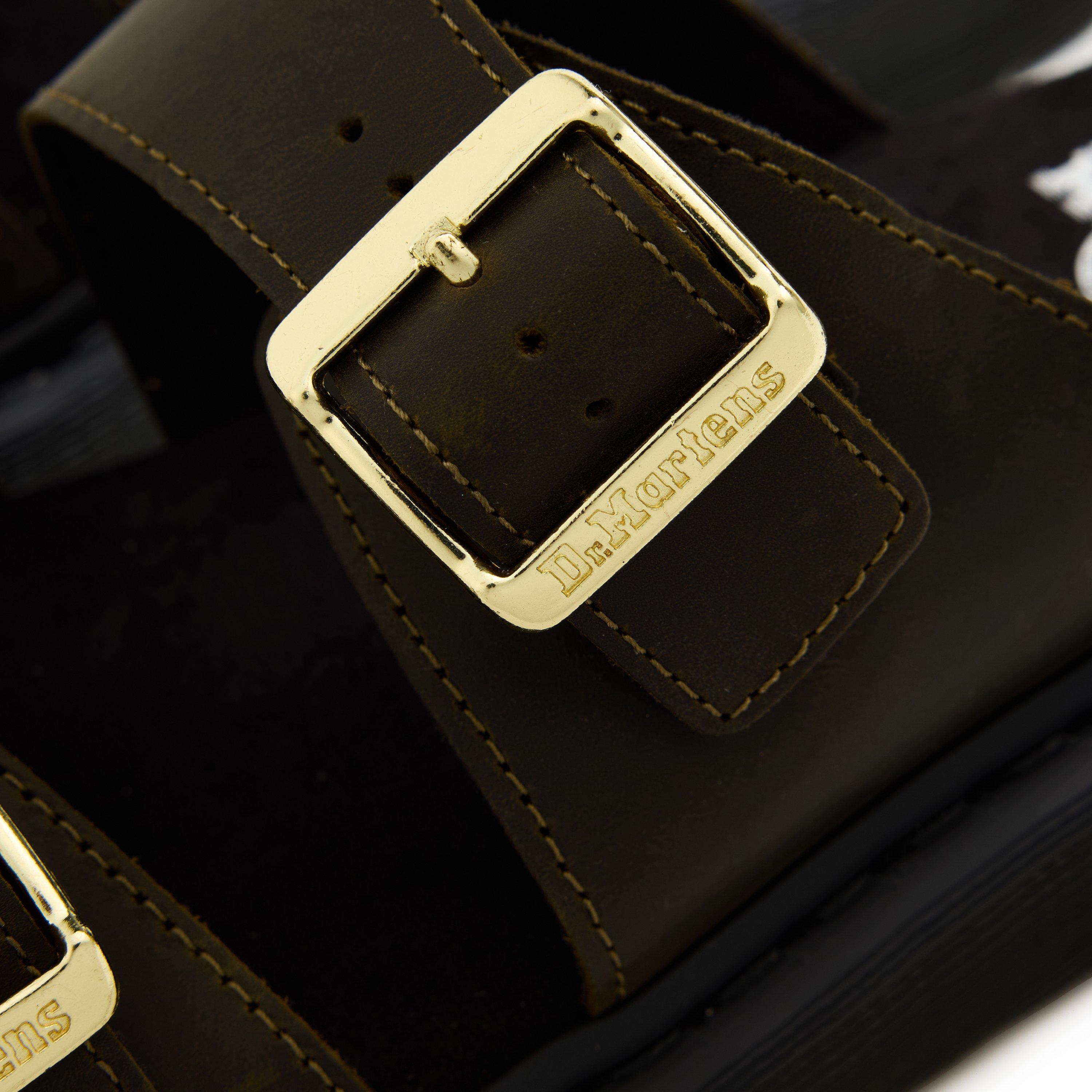 Olive Wyoming - Dr Martens - Josef Suede Slide - 3