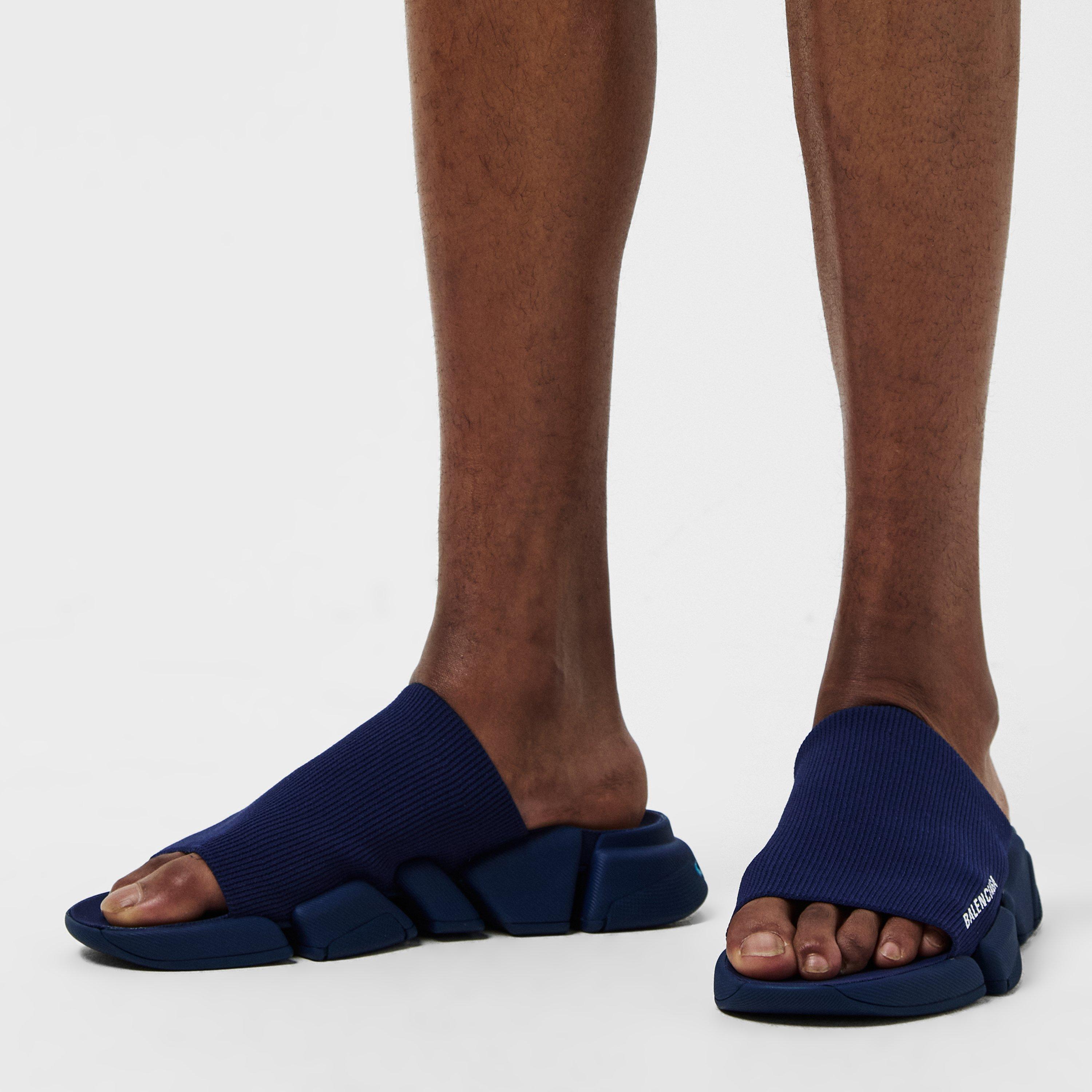 【BALENCIAGA】SLIDE SANDALS Balenciaga 3XL slide sandals for Men - Black in UAE | Level