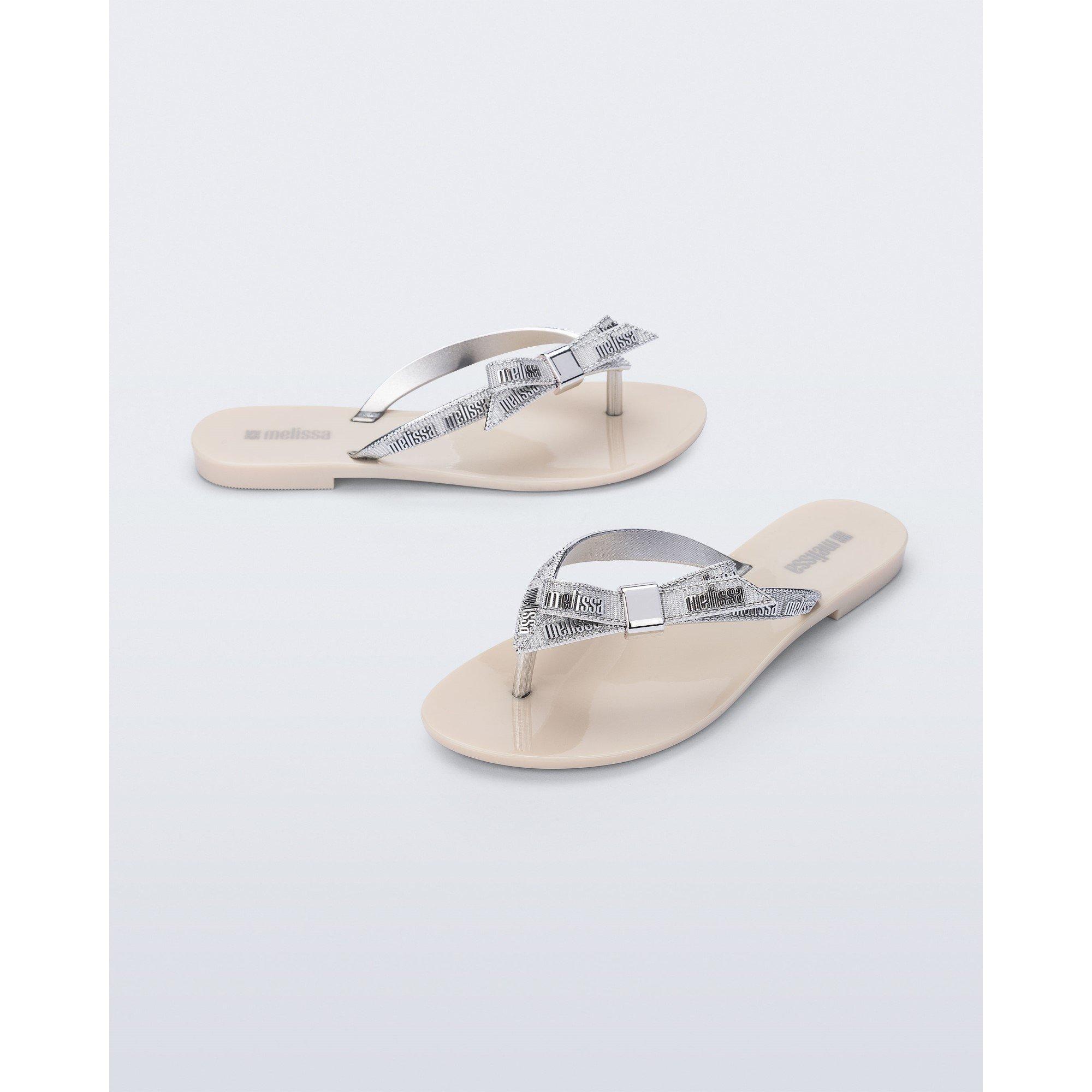 Beige Argento - Melissa - Women's Harmonic Flip Flops - 2